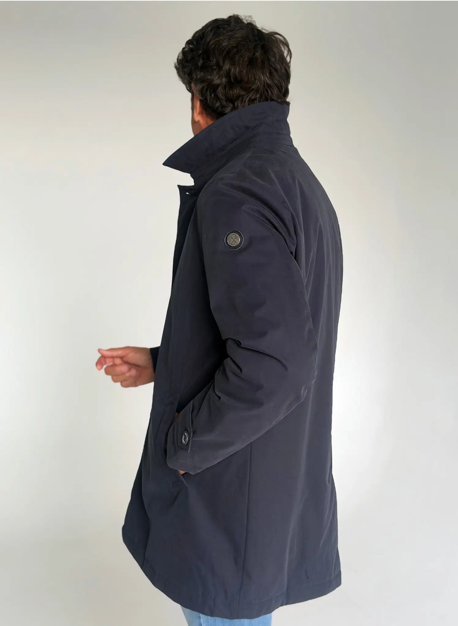 Parka Azul Acolchada Hombre - Image 4