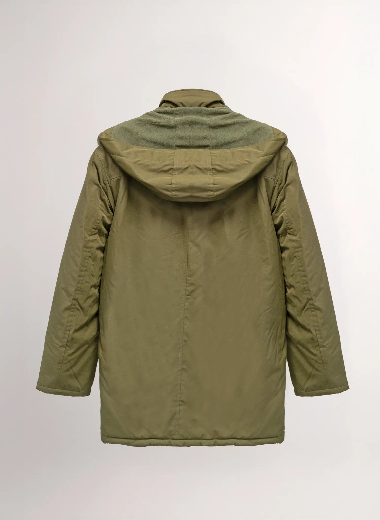 Parka España Verde Capucha Desmontable Hombre - Image 5
