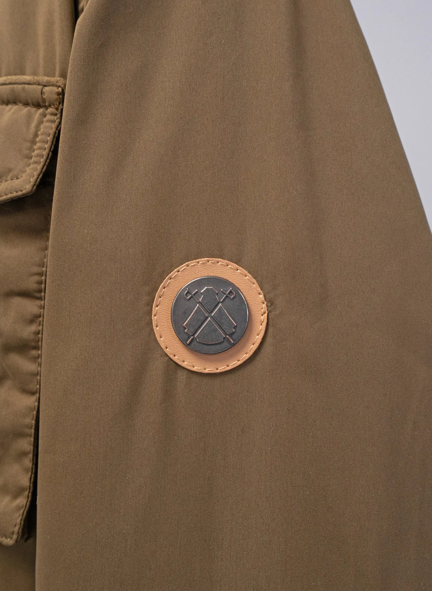 Parka Camel Con Chaleco Hombre - Image 3