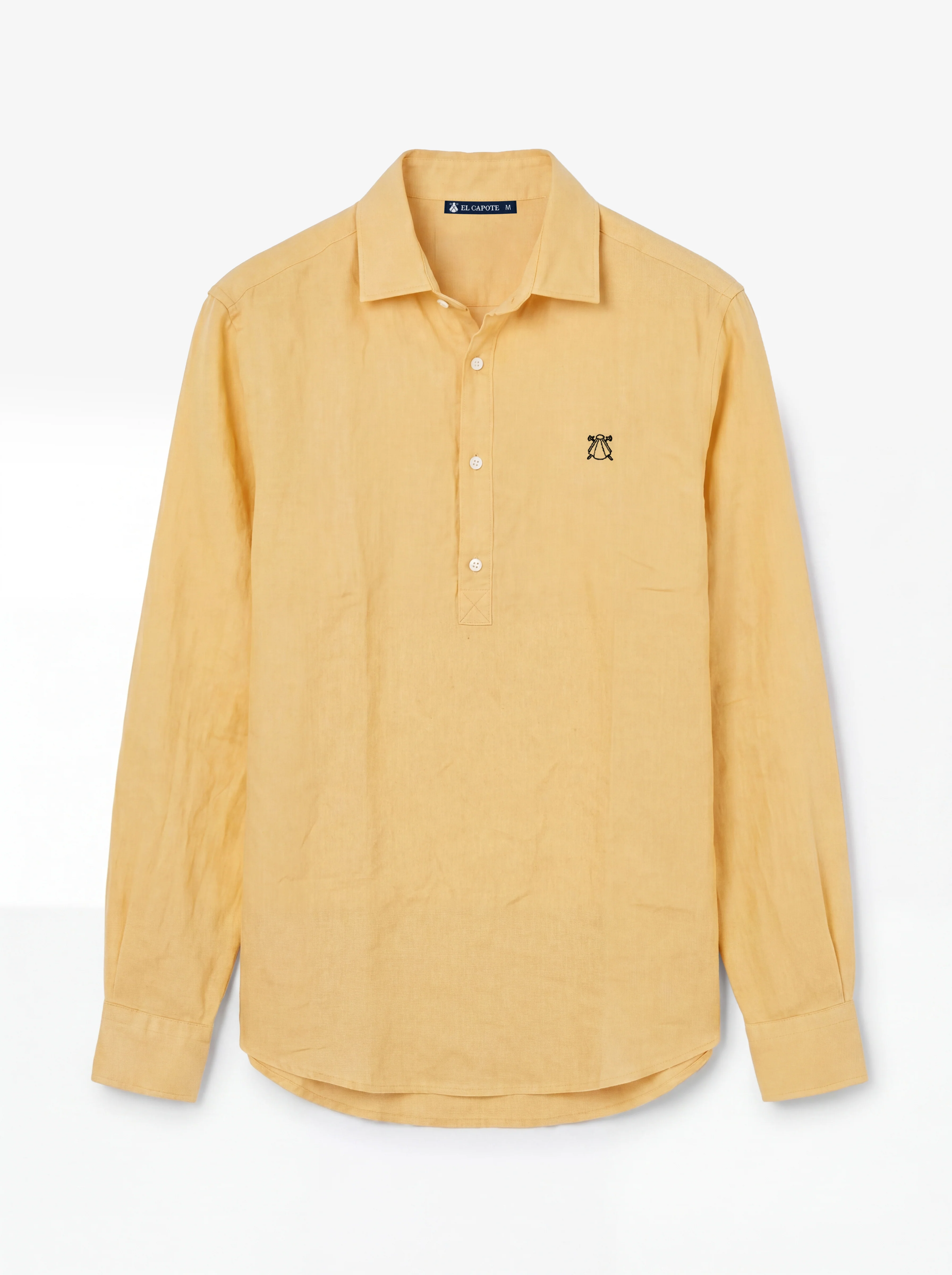 Polera Amarilla Lino Hombre - Image 3