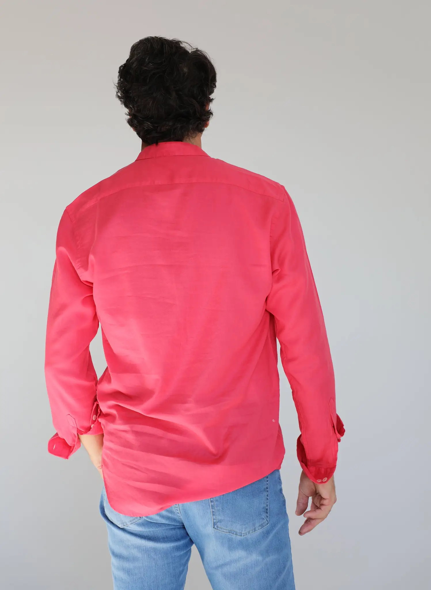 Polera Cuello Mao Coral Shibuya Hombre - Image 3
