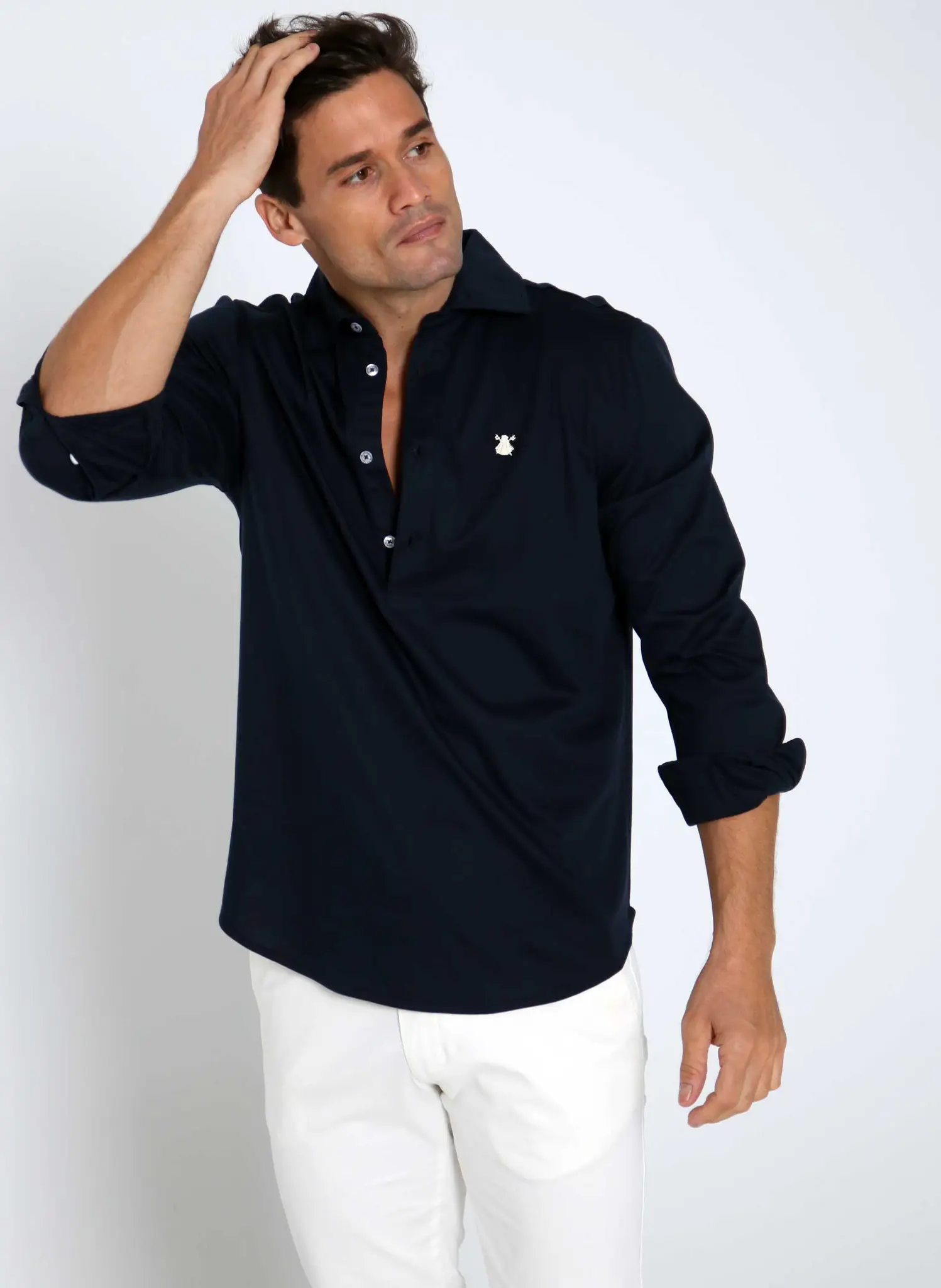 Polera Azul Marino Hombre - Image 6