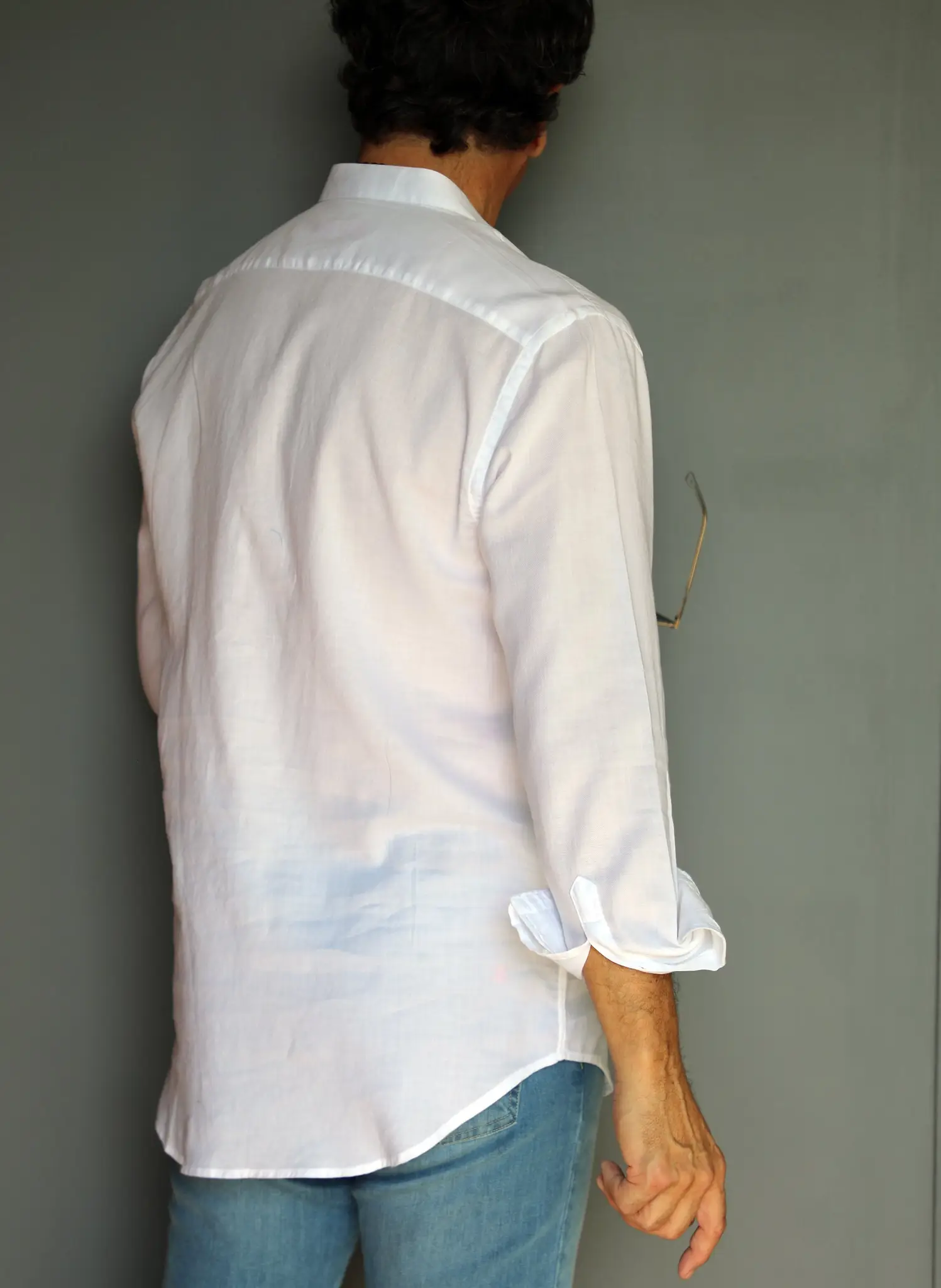 Polera Cuello Mao Blanca Shibuya Capote Rosa Hombre - Image 3
