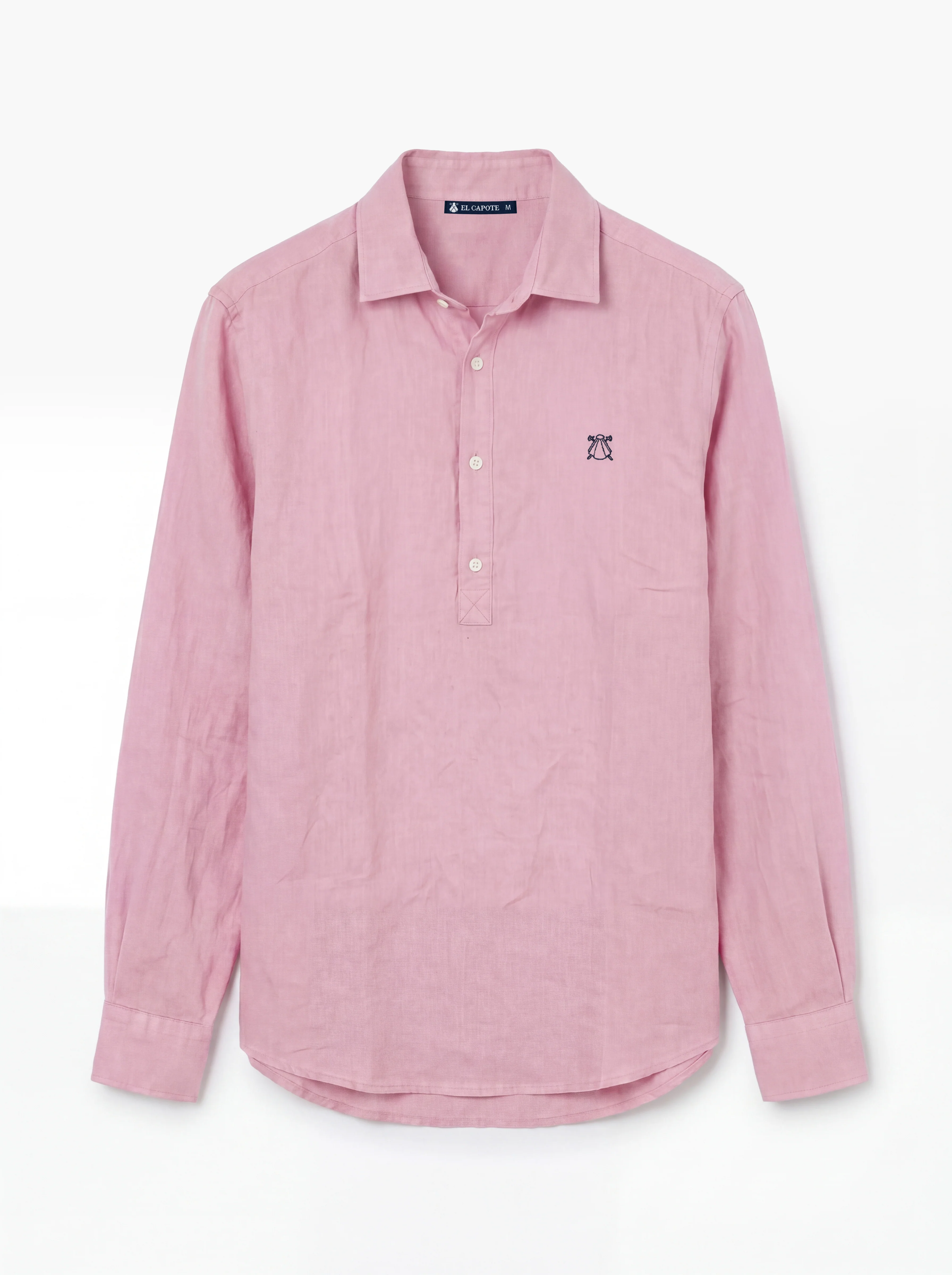 Polera Rosa Lino Hombre - Image 3