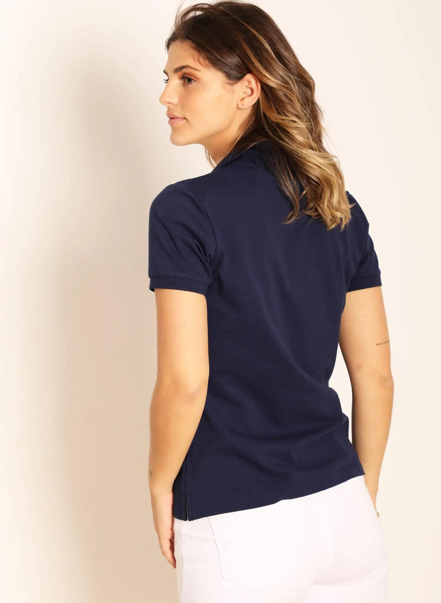 Polo Azul Clavel Capote Mujer - Image 3