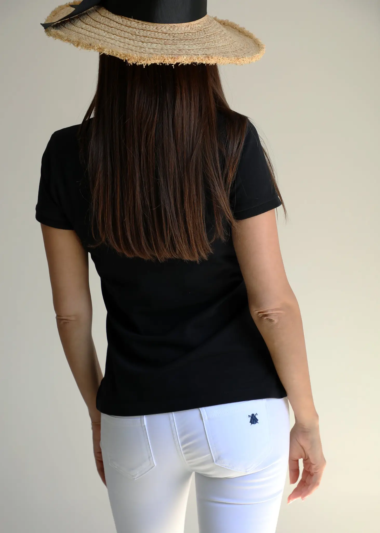 Polo Negro Classic Mujer - Image 5