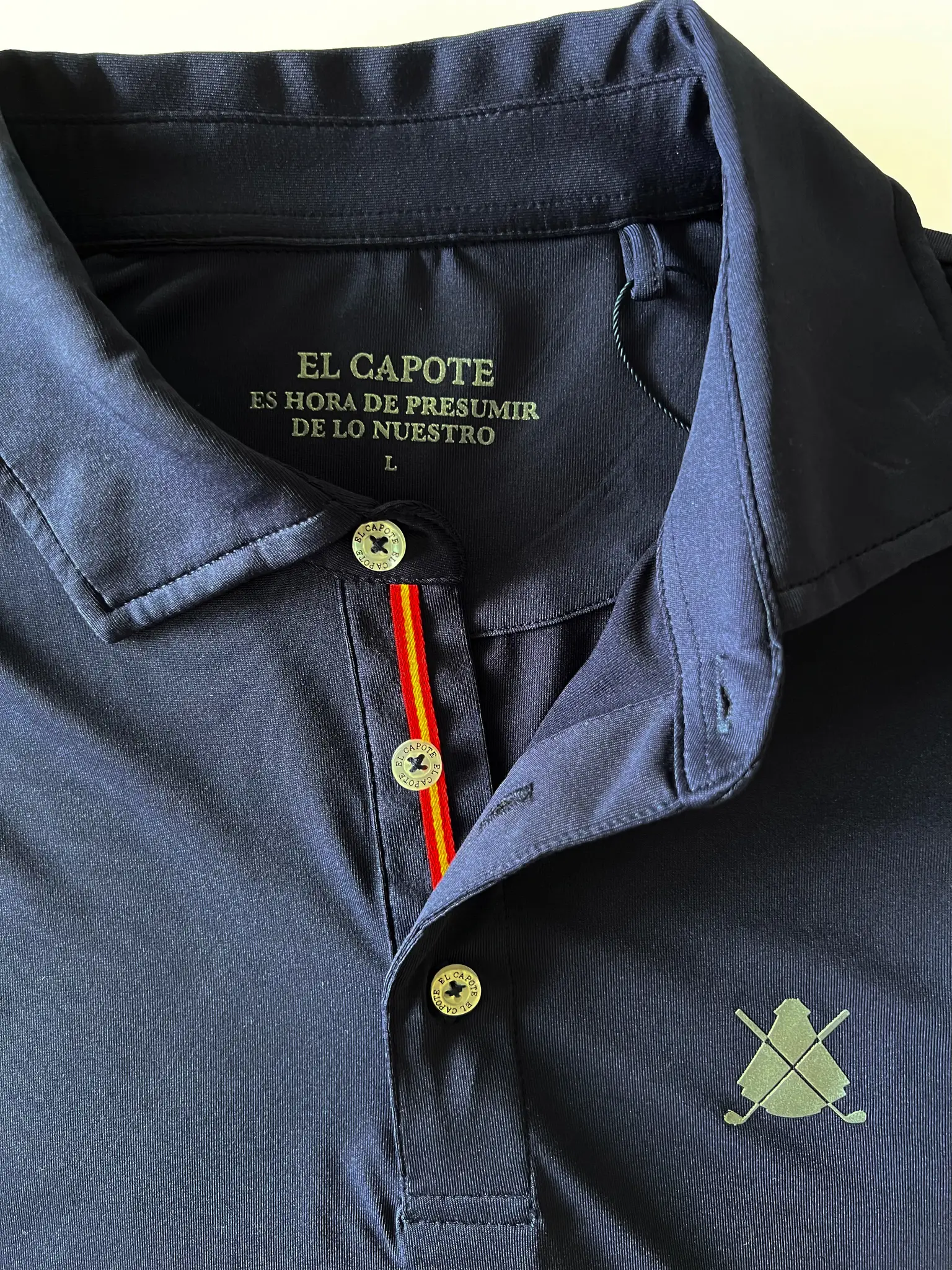 Polo Azul España Ultraligero Hombre - Image 5