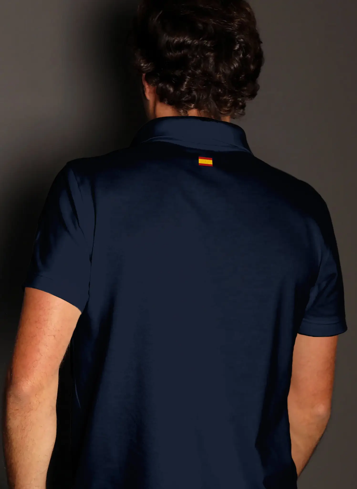 Polo Azul Classic Personalizar Hombre - Image 3
