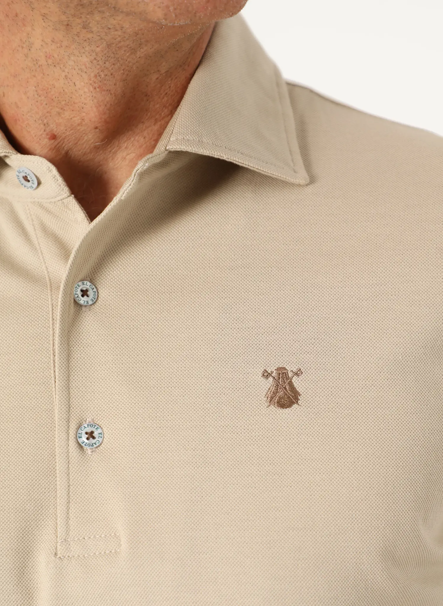 Polo Camel Mercerizado Hombre - Image 4