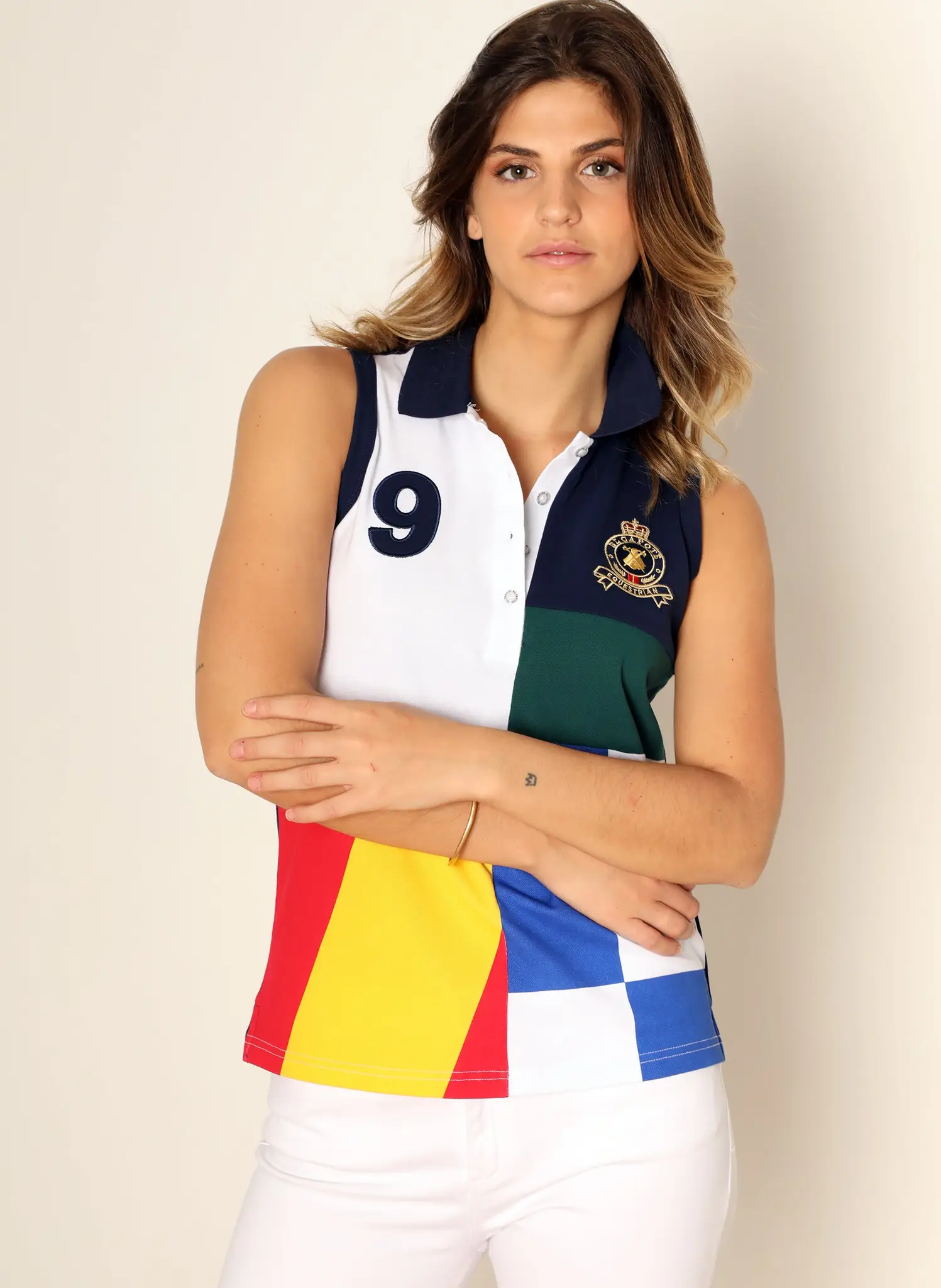 Polo Banderas Sin Mangas Mujer - Image 3