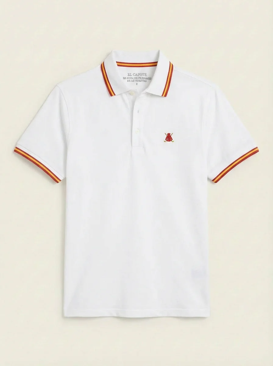 Polo Blanco España Clásico Hombre - Image 4
