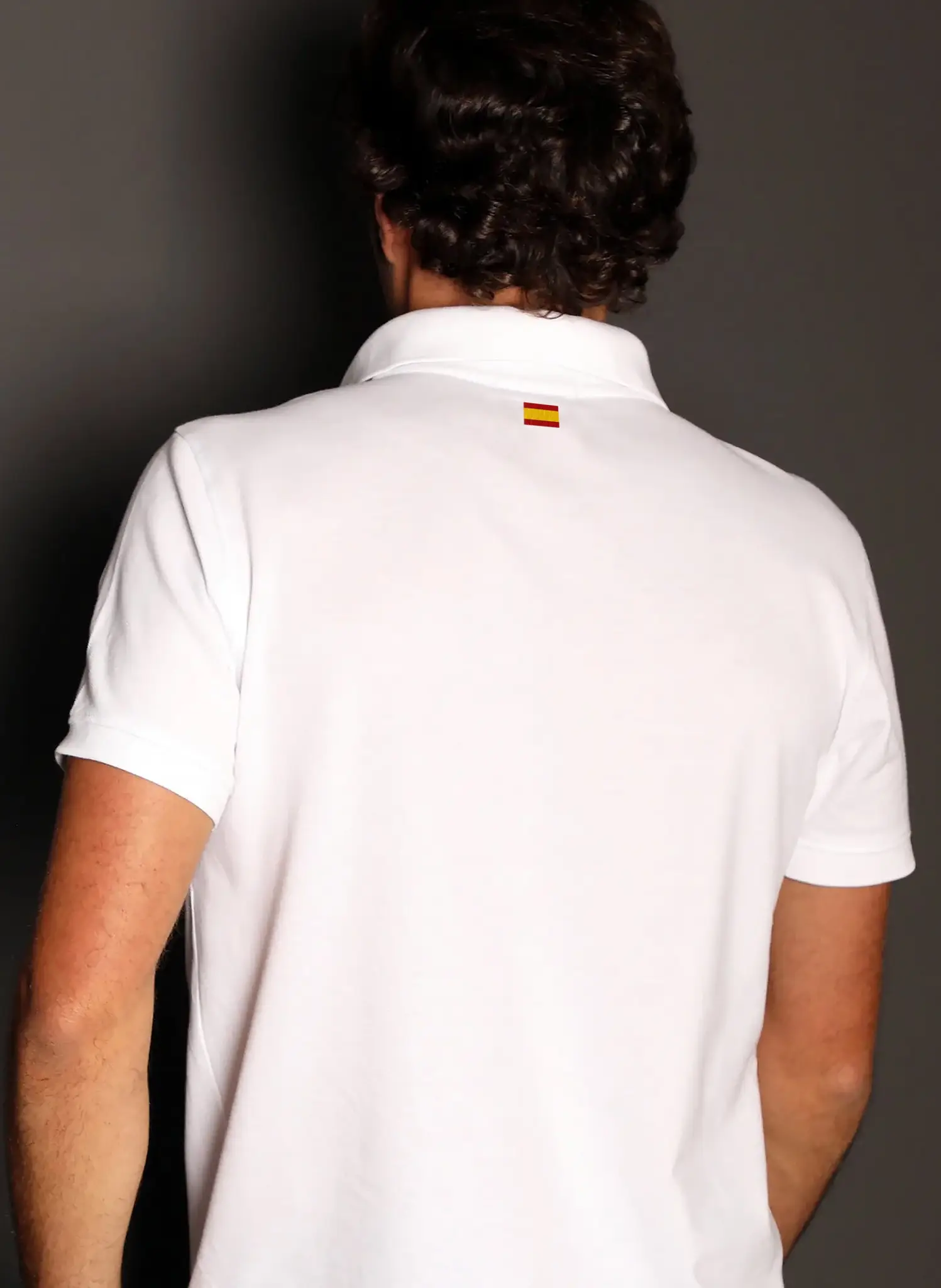 Polo Blanco Classic Personalizar Hombre - Image 3