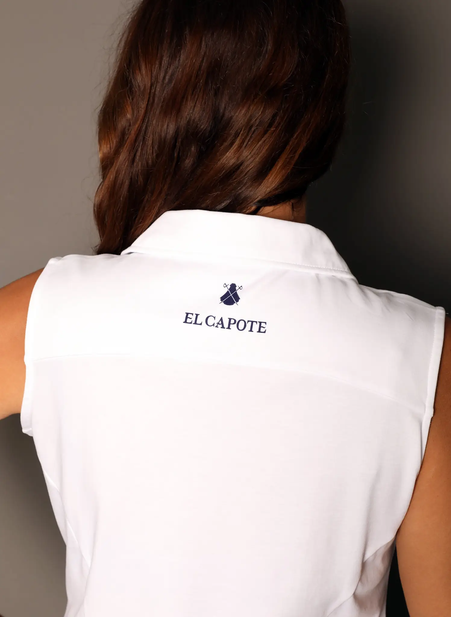 Polo Blanco Mujer Interlock España - Image 3