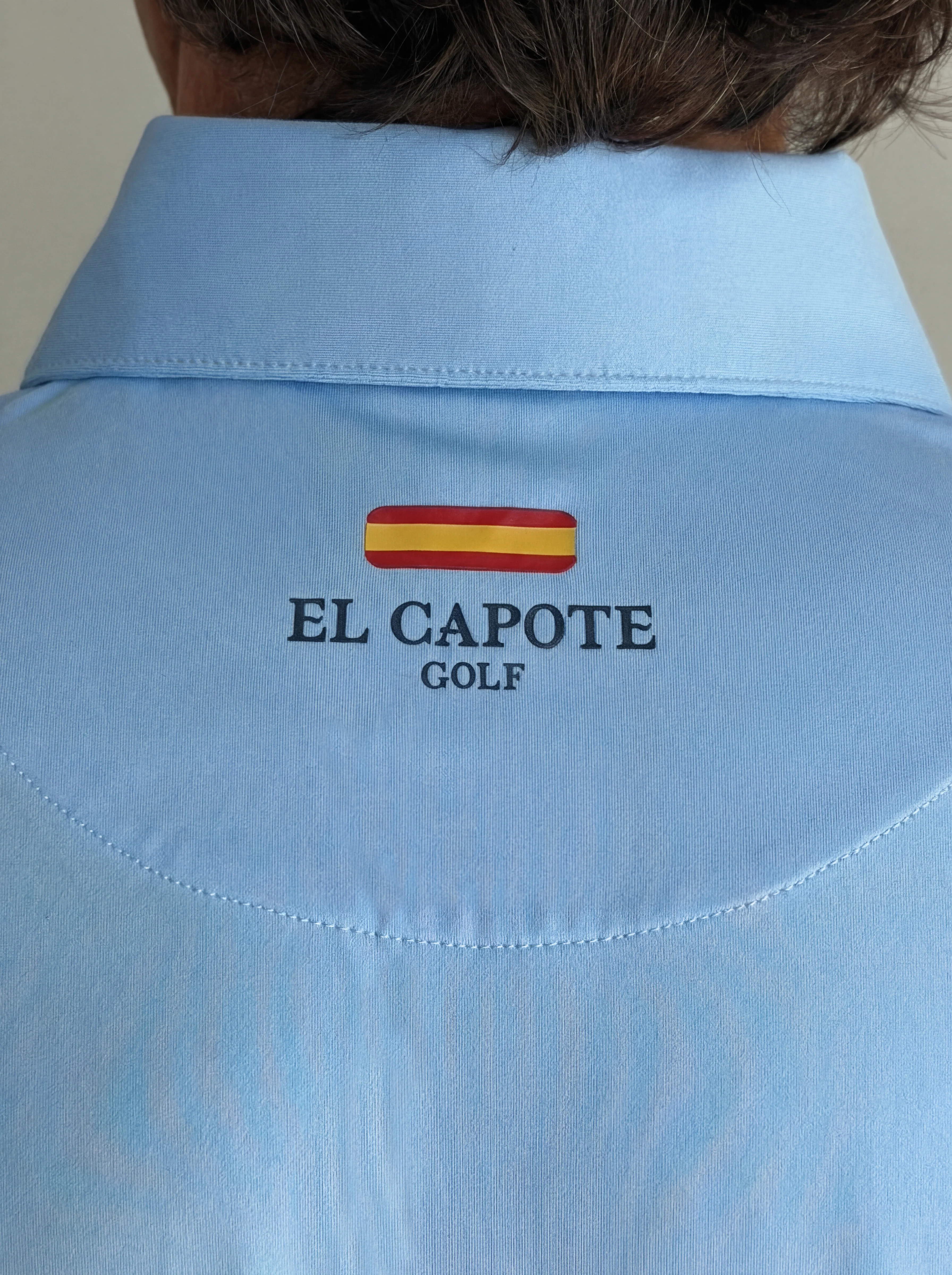 Polo Celeste Rayas Ultraligero Hombre - Image 6