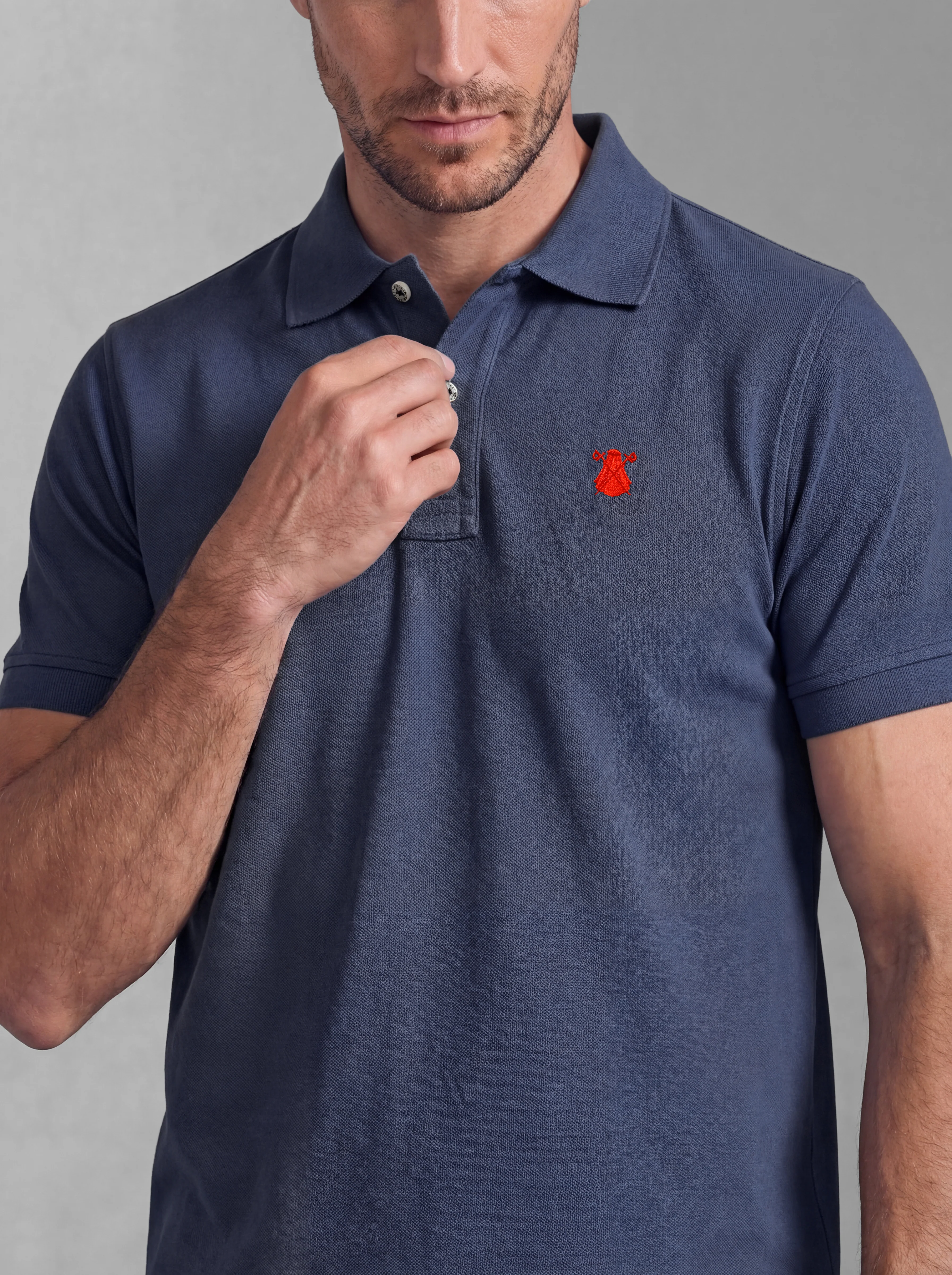 Polo Classic Azul índigo Hombre - Image 3