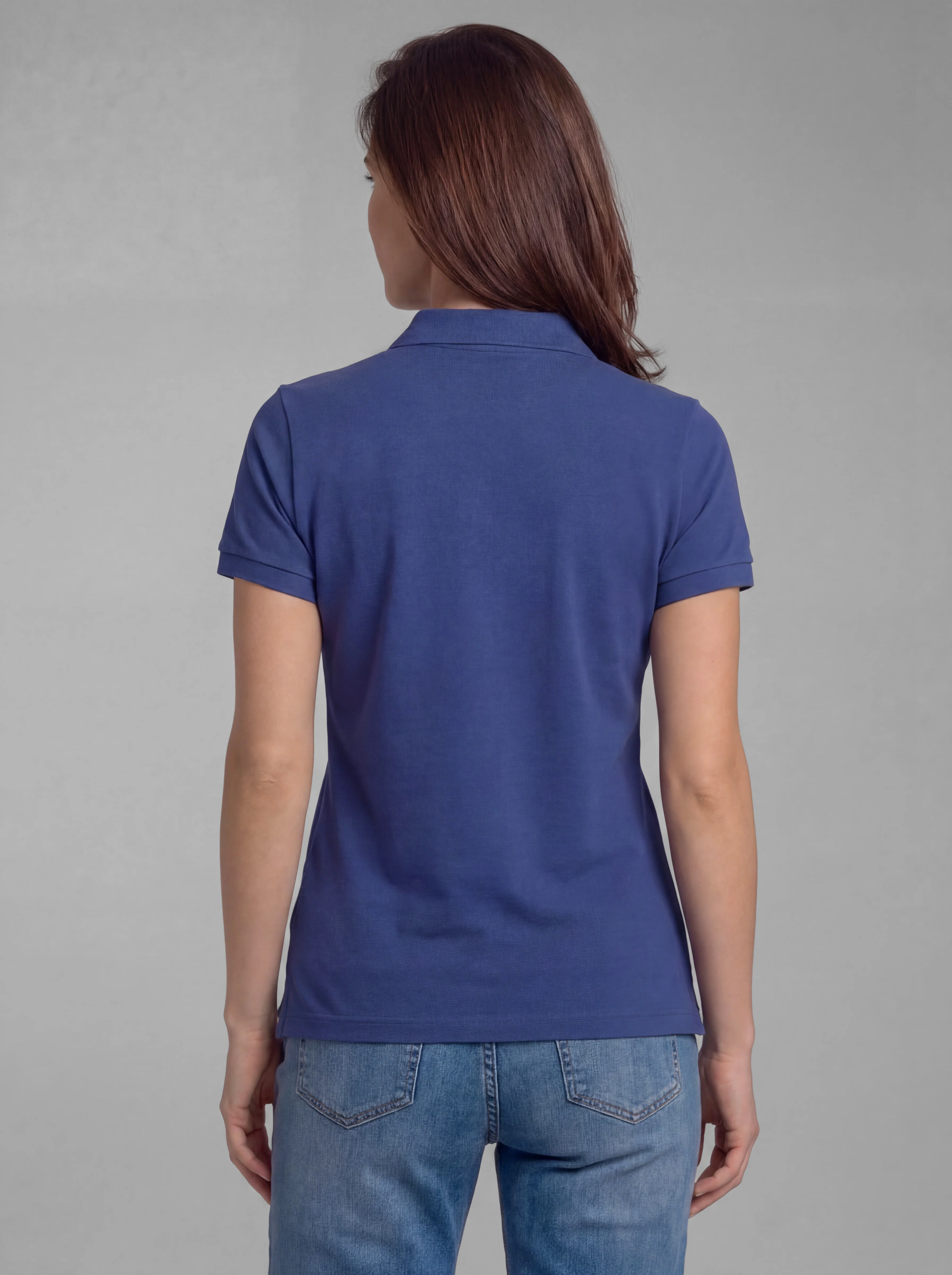 Polo Classic Azul Índigo Mujer - Image 2