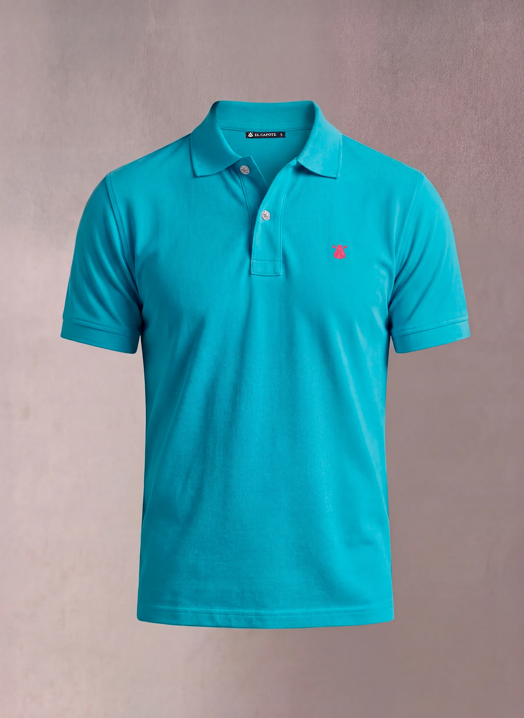 Polo Classic Azul Turquesa Hombre - Image 2