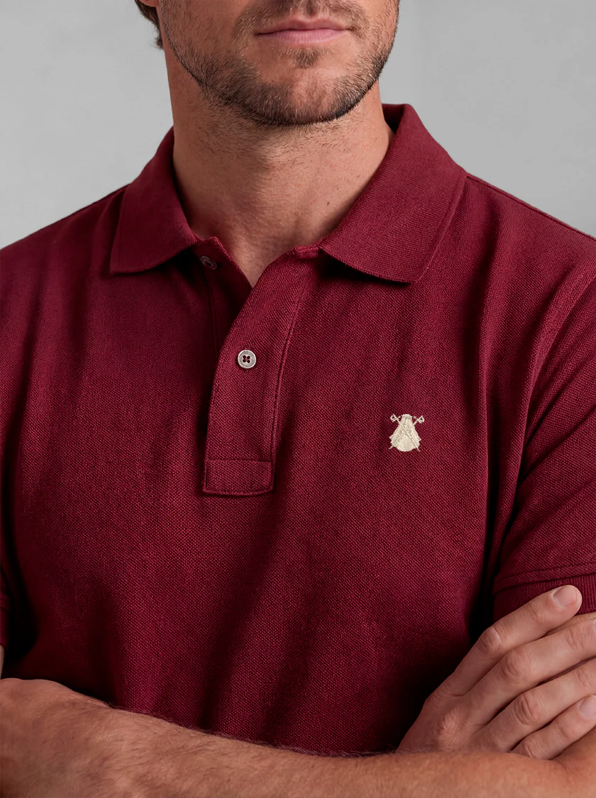 Polo Classic Burdeos Hombre - Image 2