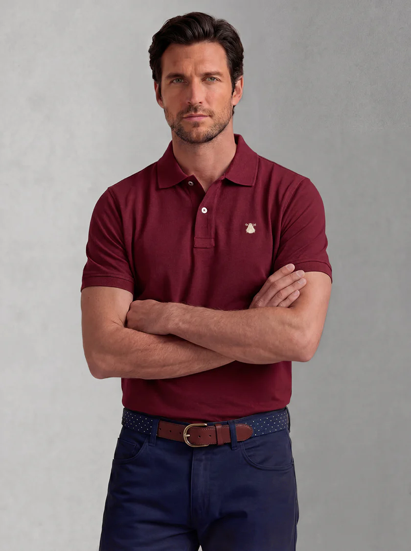 Polo Classic Burdeos Hombre - Image 4