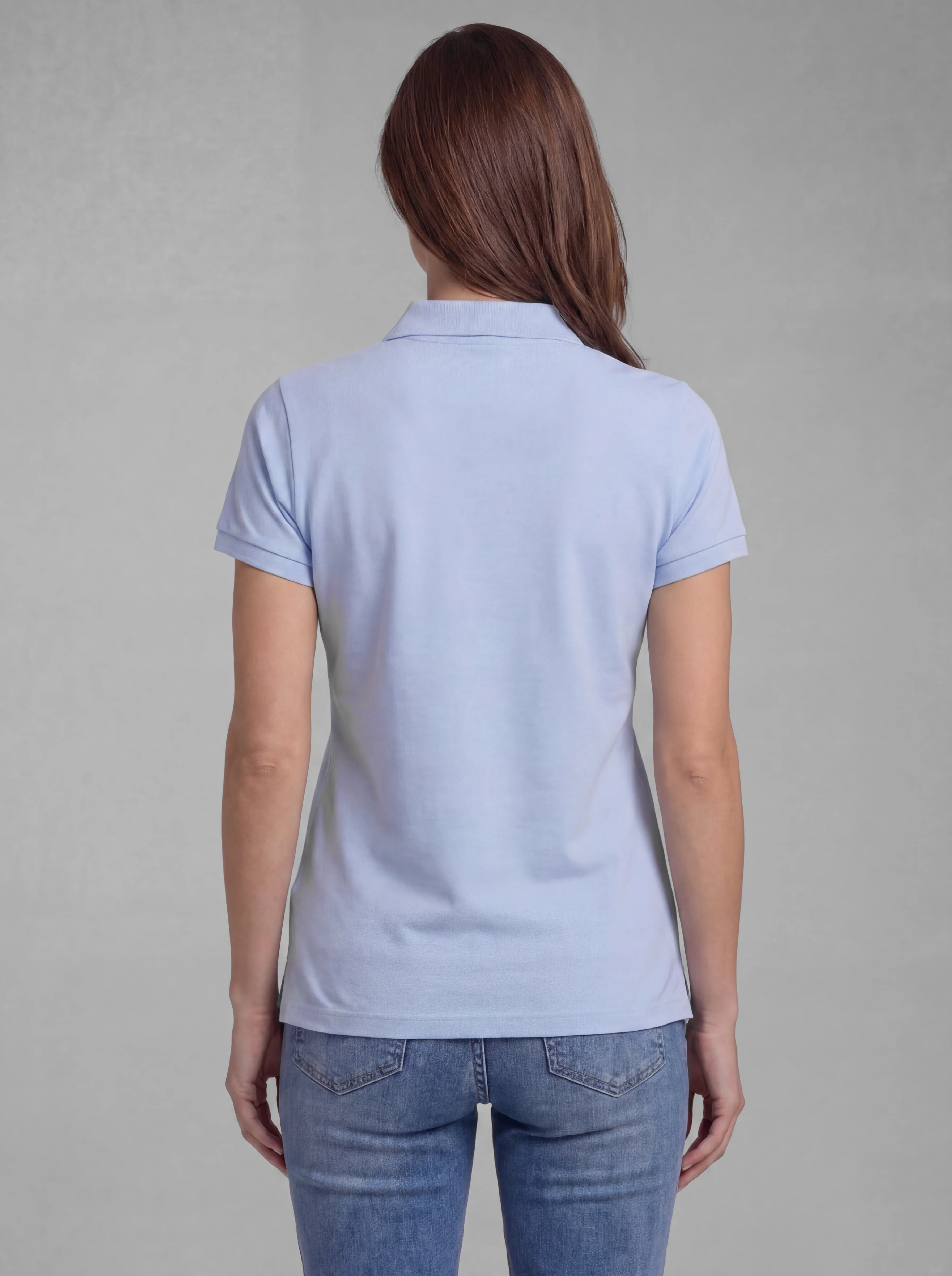 Polo Classic Celeste Mujer - Image 2