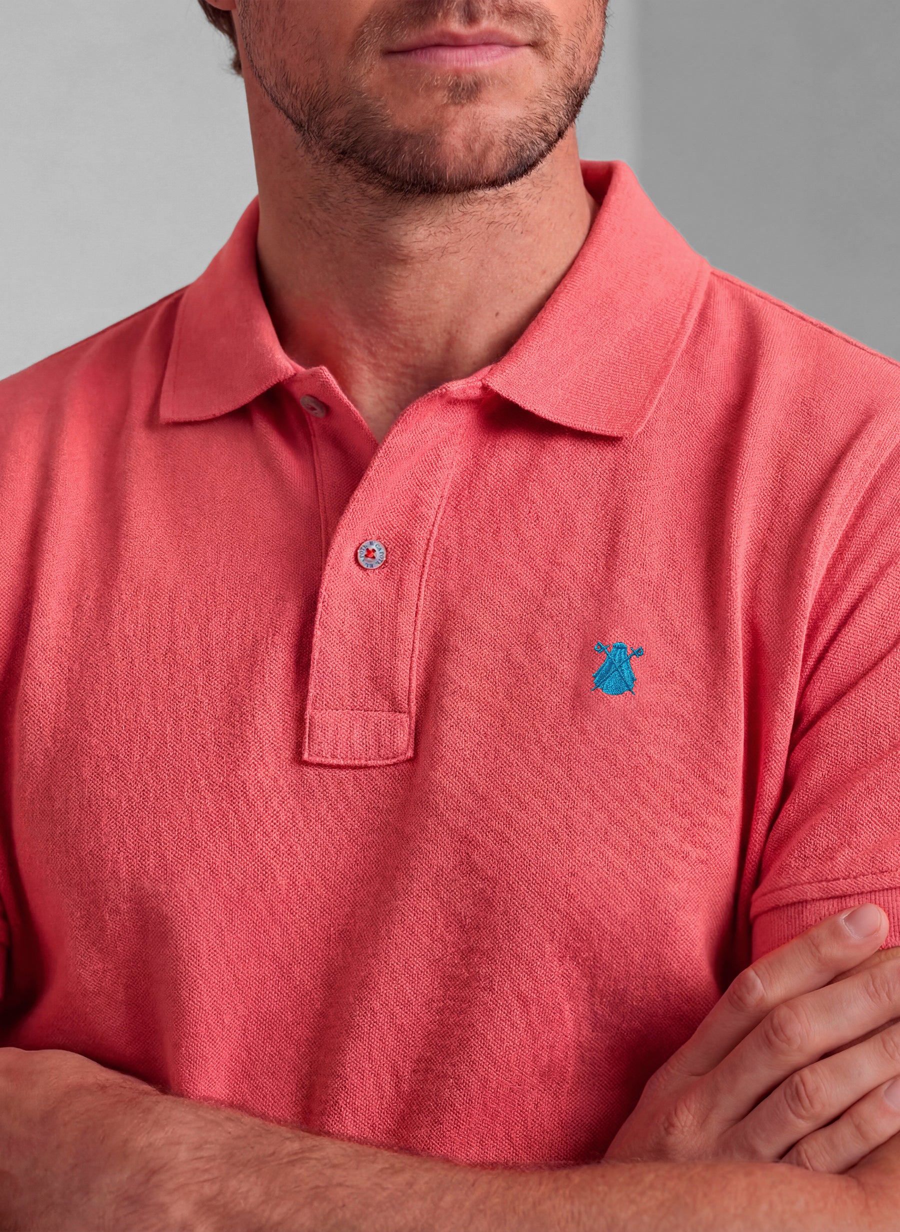 Polo Classic Coral Hombre - Image 3