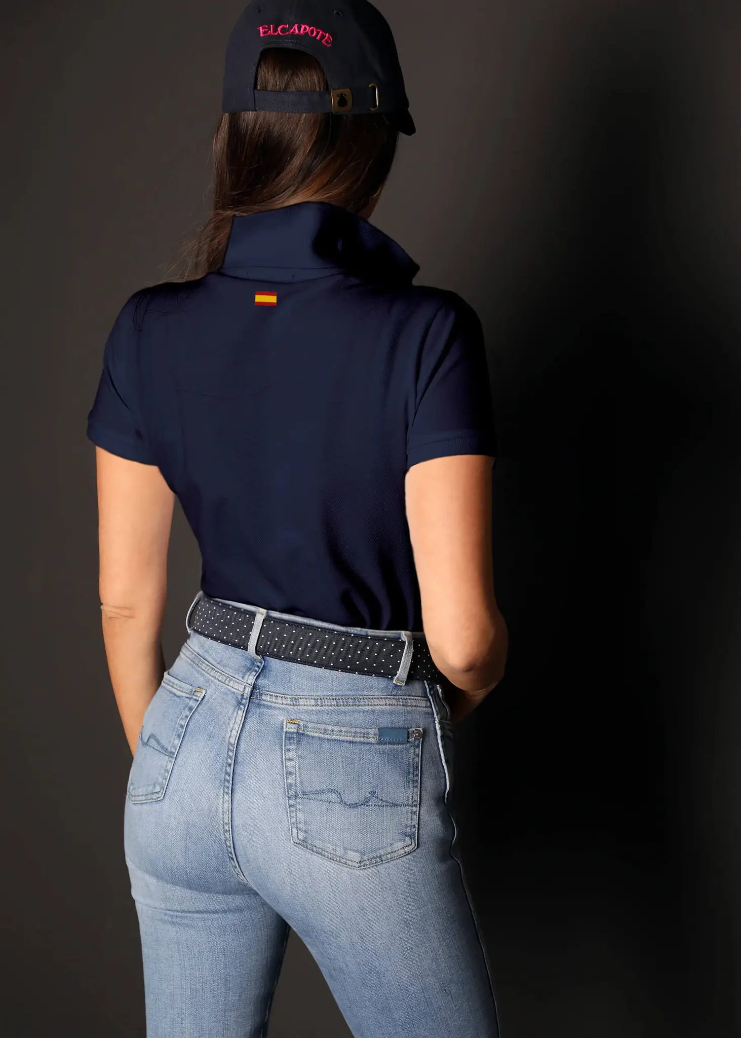 Polo Classic Marino Mujer Personalizar - Image 3