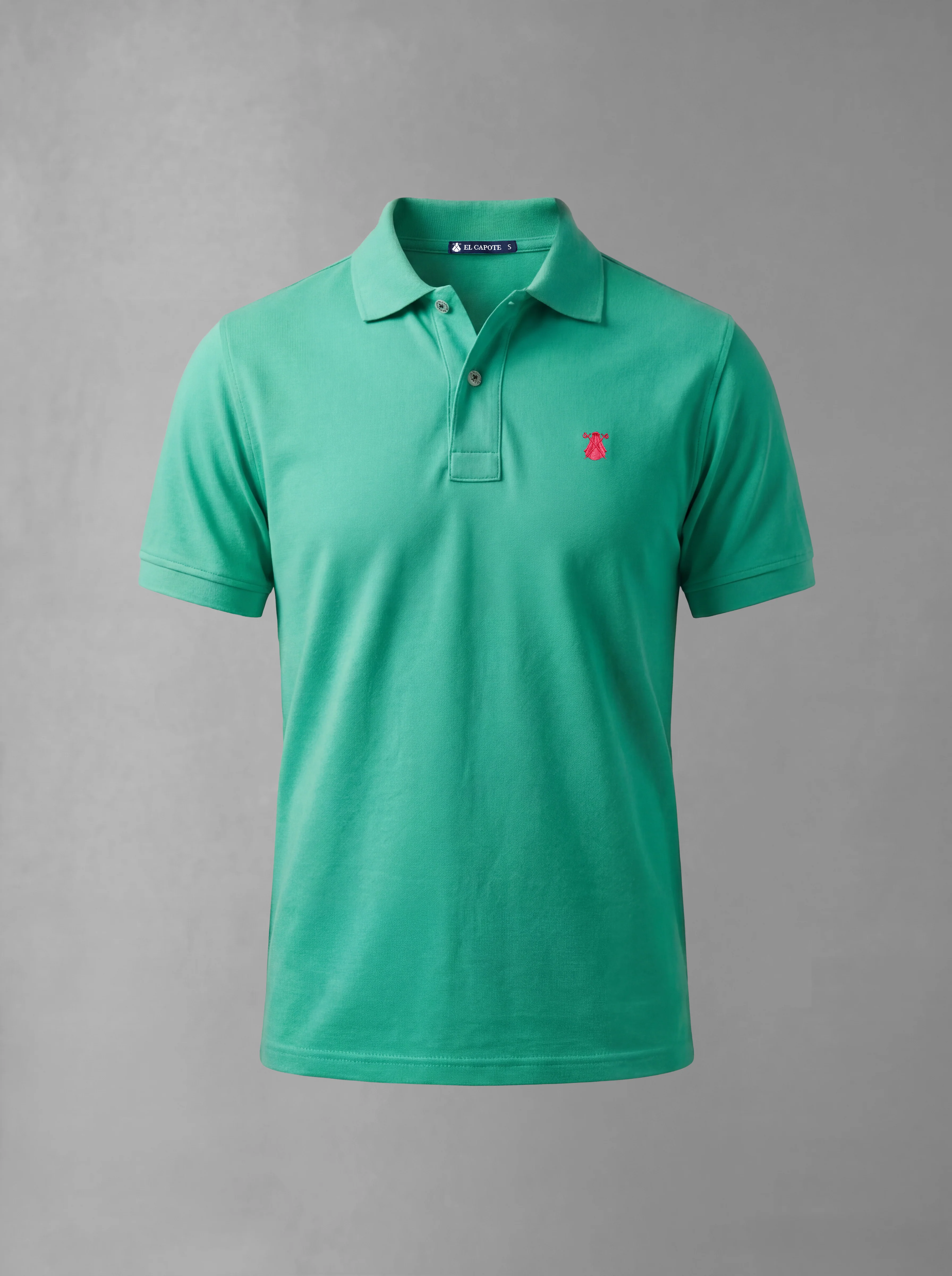 Polo Classic Verde Aguamarina Hombre - Image 2