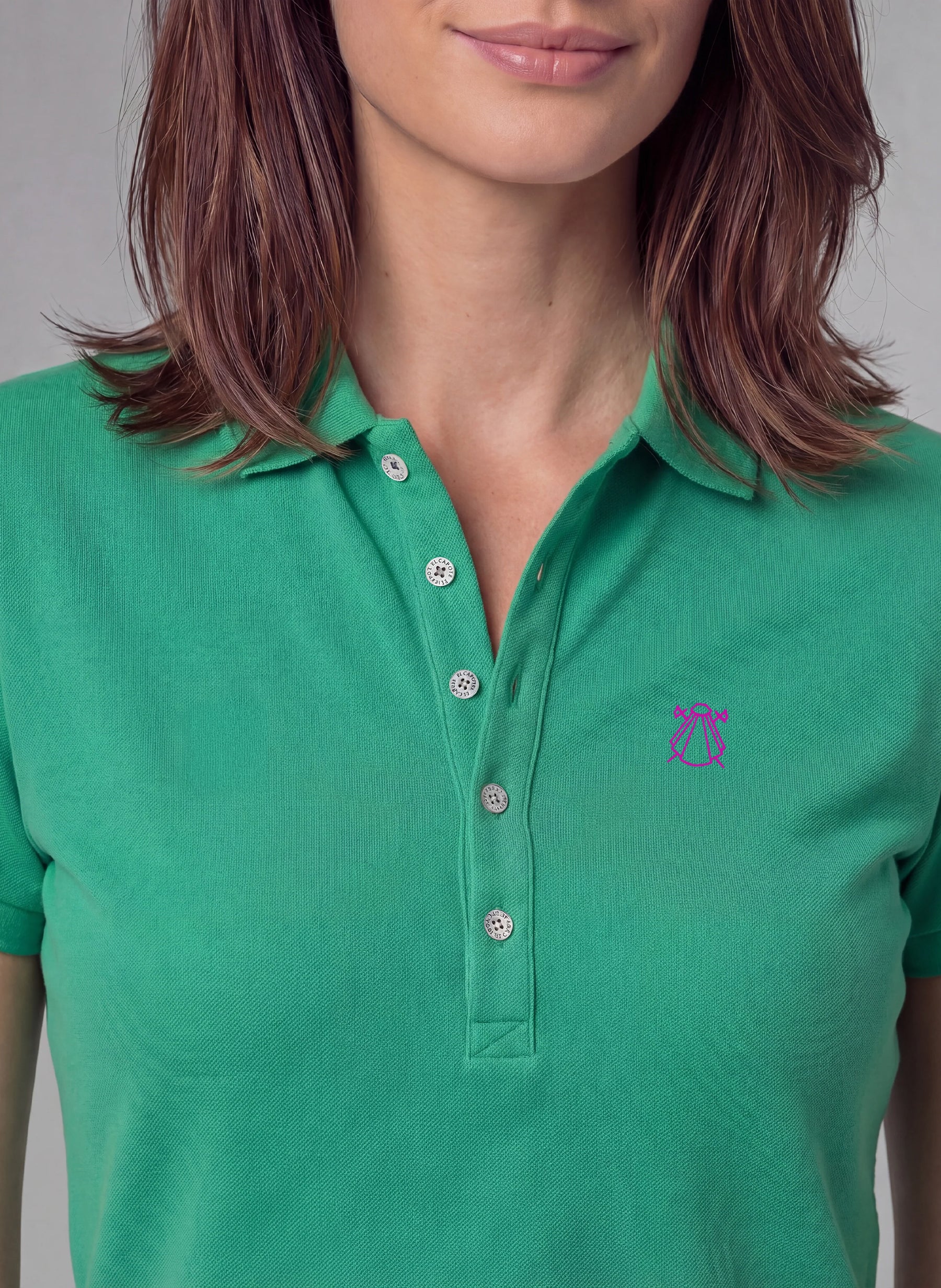 Polo Classic Verde Aguamarina Mujer - Image 3