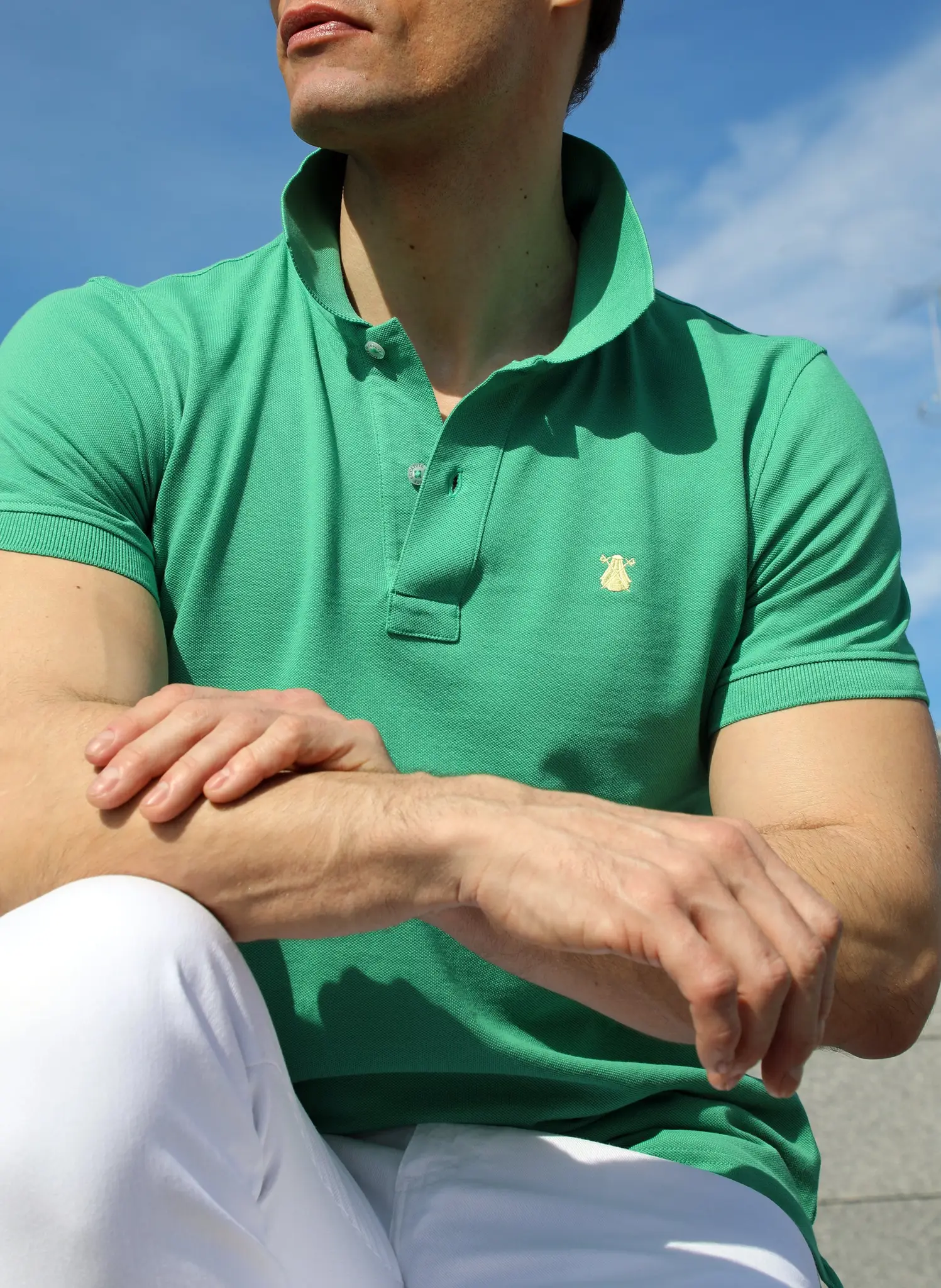 Polo Classic Verde Hombre - Image 2