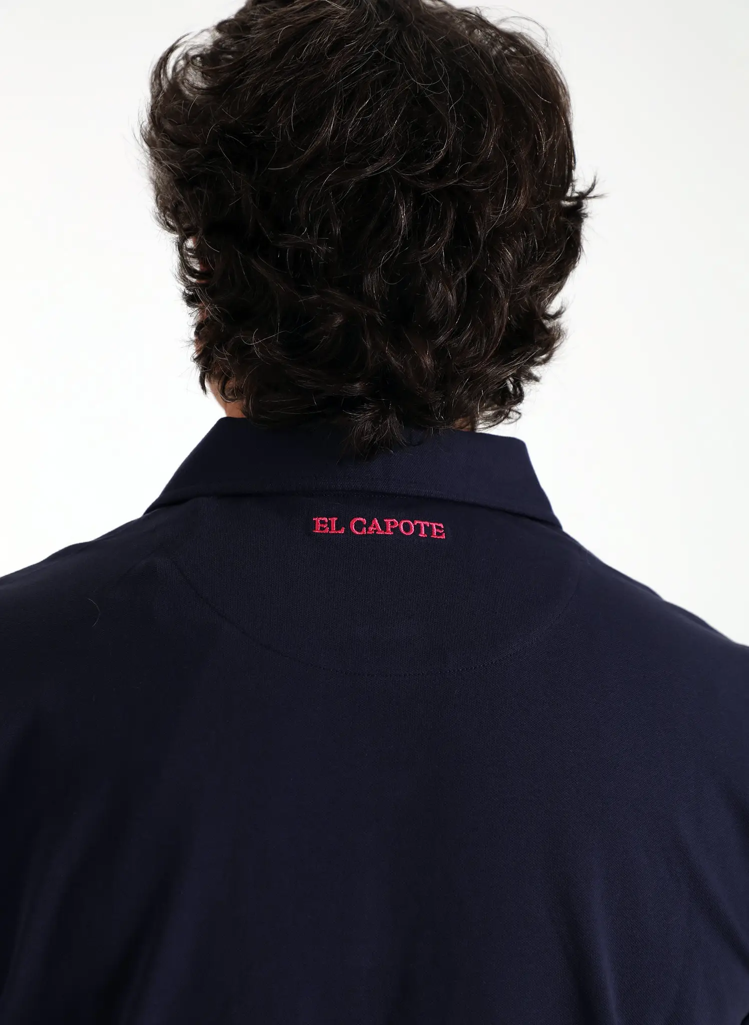 Polo Jaspeado Gris/Azul Hombre - Image 4