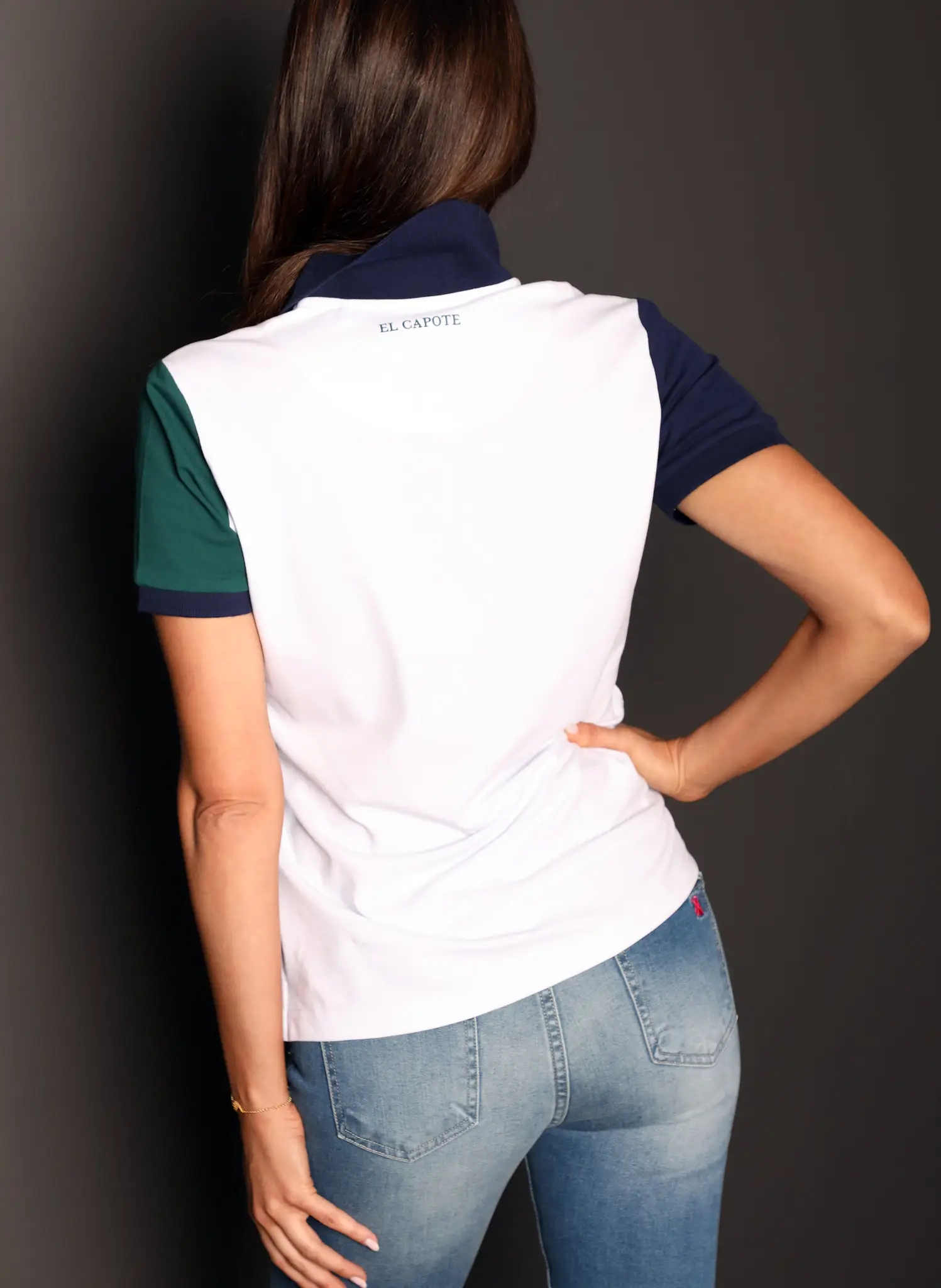 Polo Manga Bicolor Mujer - Image 2