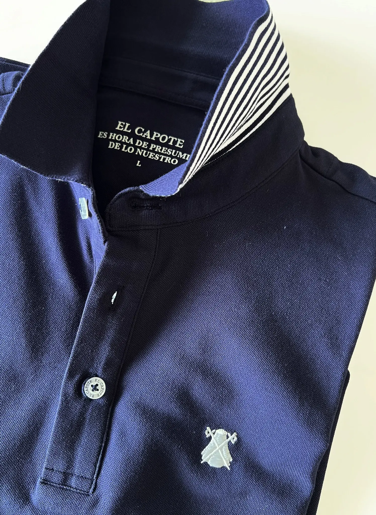 Polo Marino Reverso Cuello Rayas Hombre - Image 3