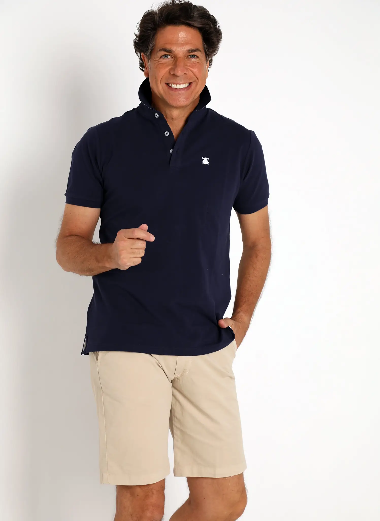 Polo Marino Reverso Cuello Rayas Hombre - Image 6