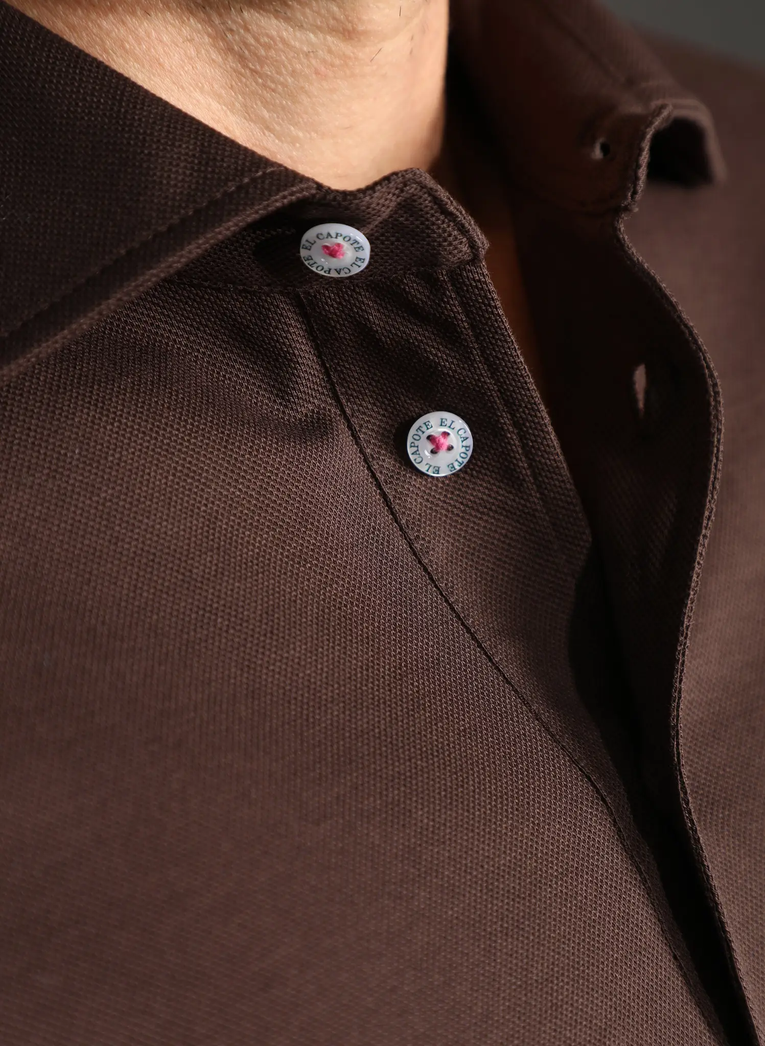 Polo Marrón Mercerizado Hombre - Image 6