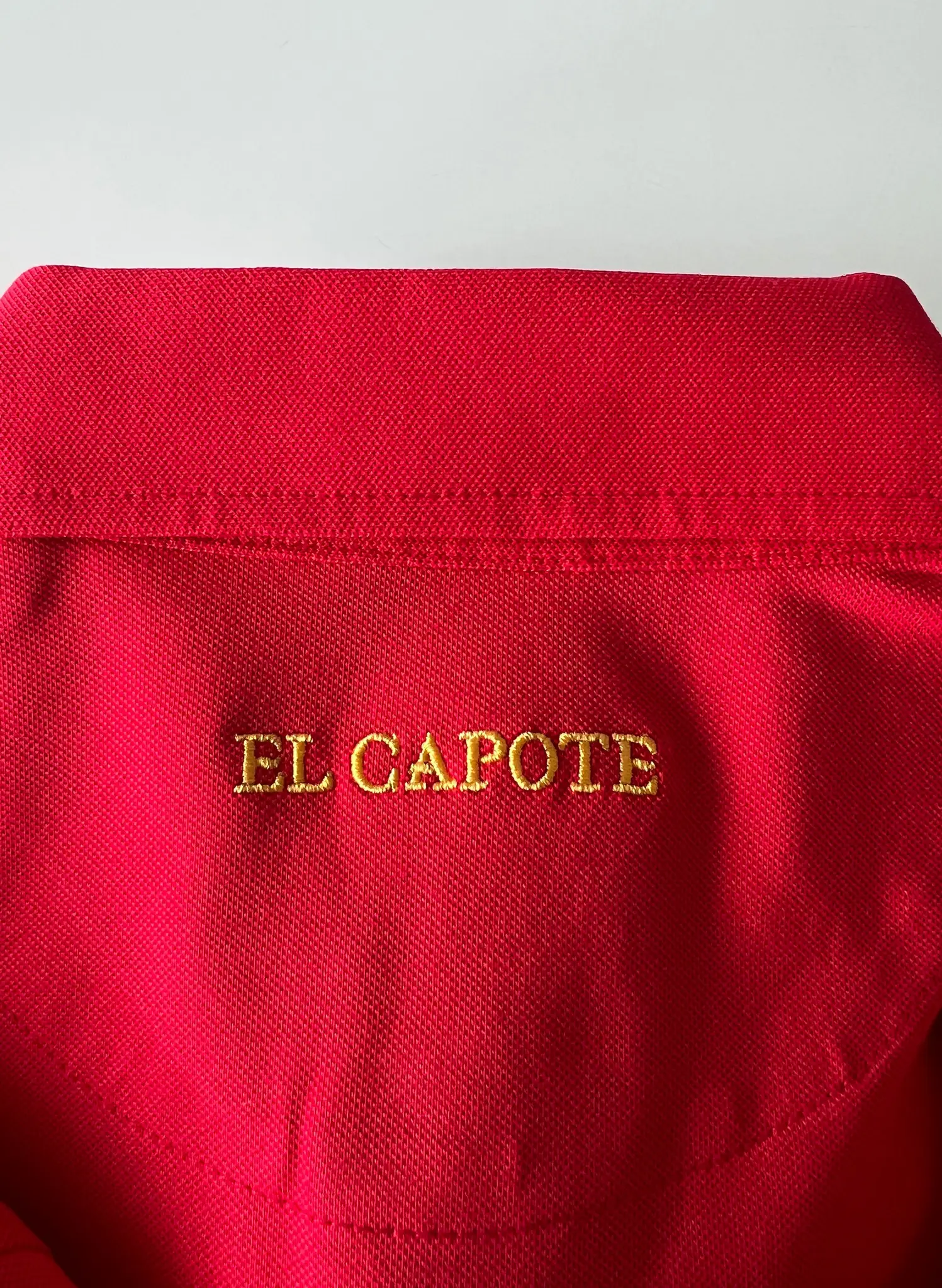Polo Rojo España Tejido Técnico Hombre - Image 6