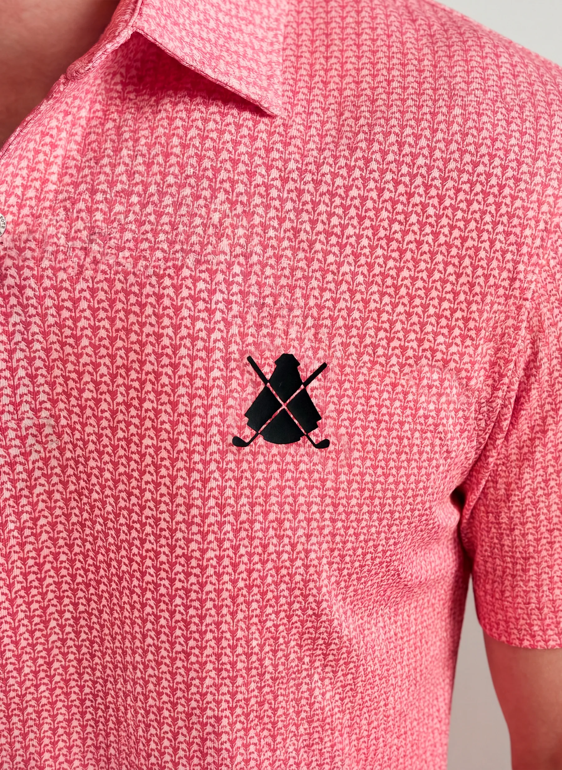 Polo Rosa Jaspeado Ultraligero Hombre - Image 5