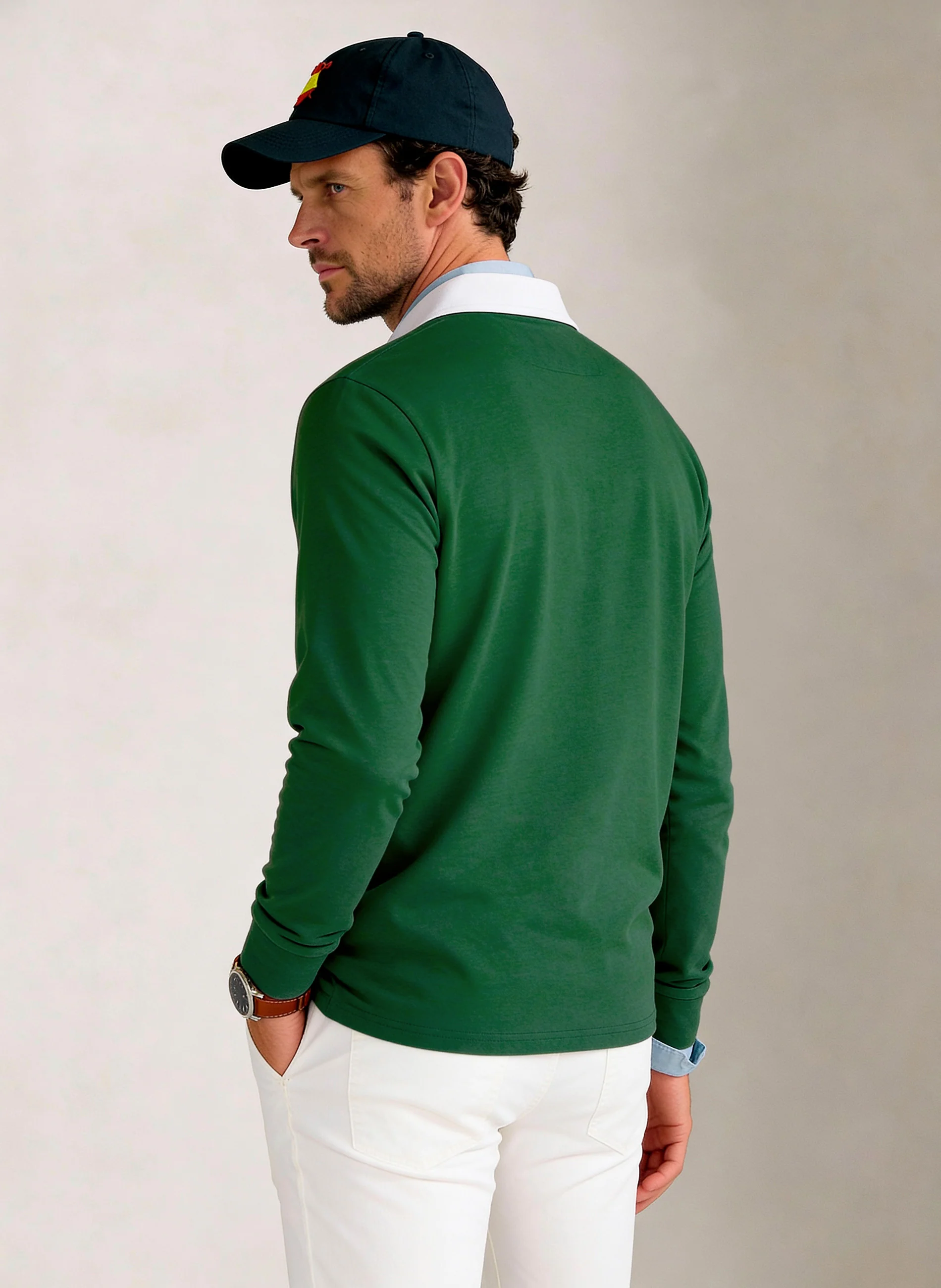 Polo Rugby Verde Hombre - Image 3