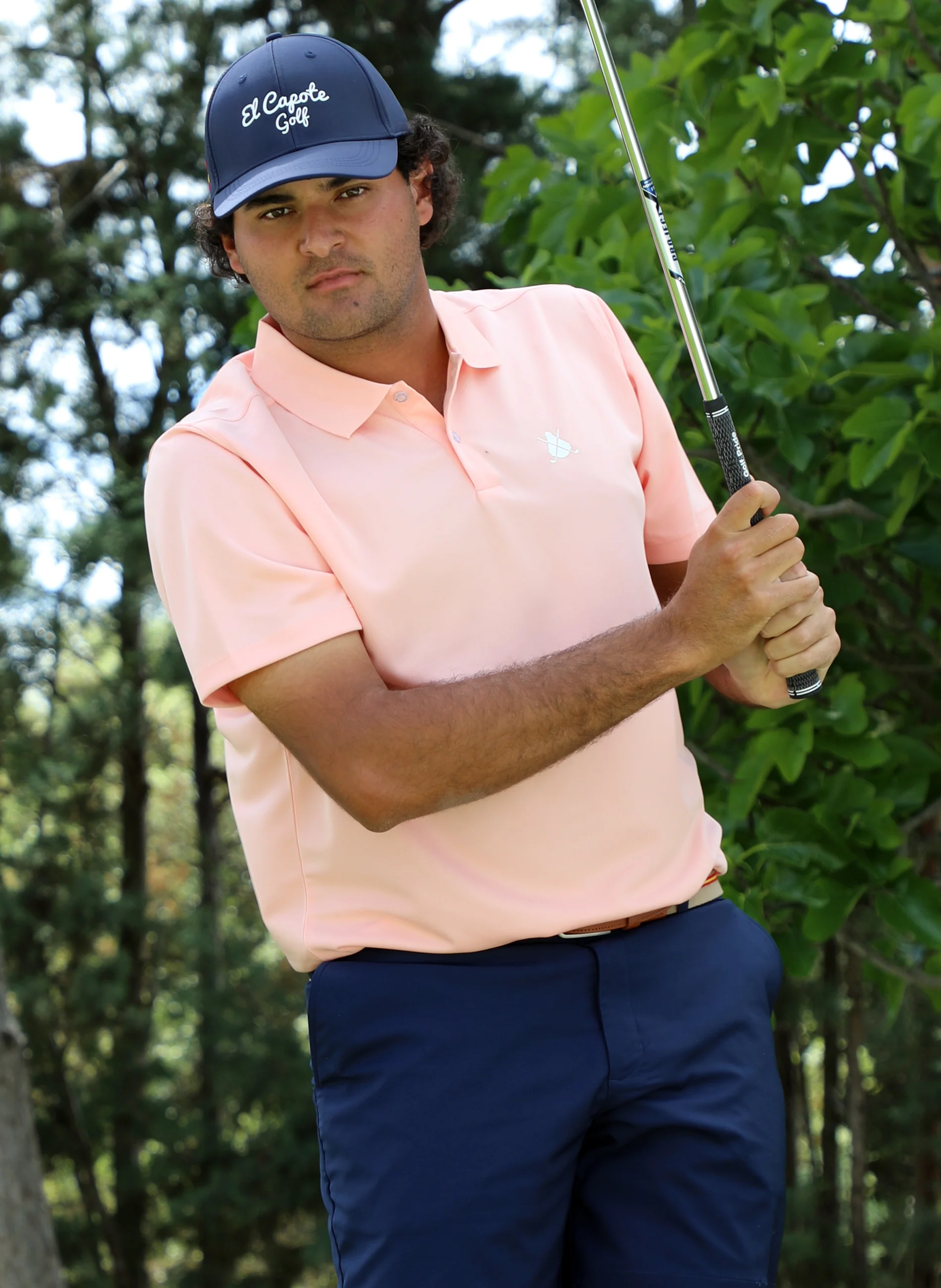 Polo Salmón Técnico Hombre