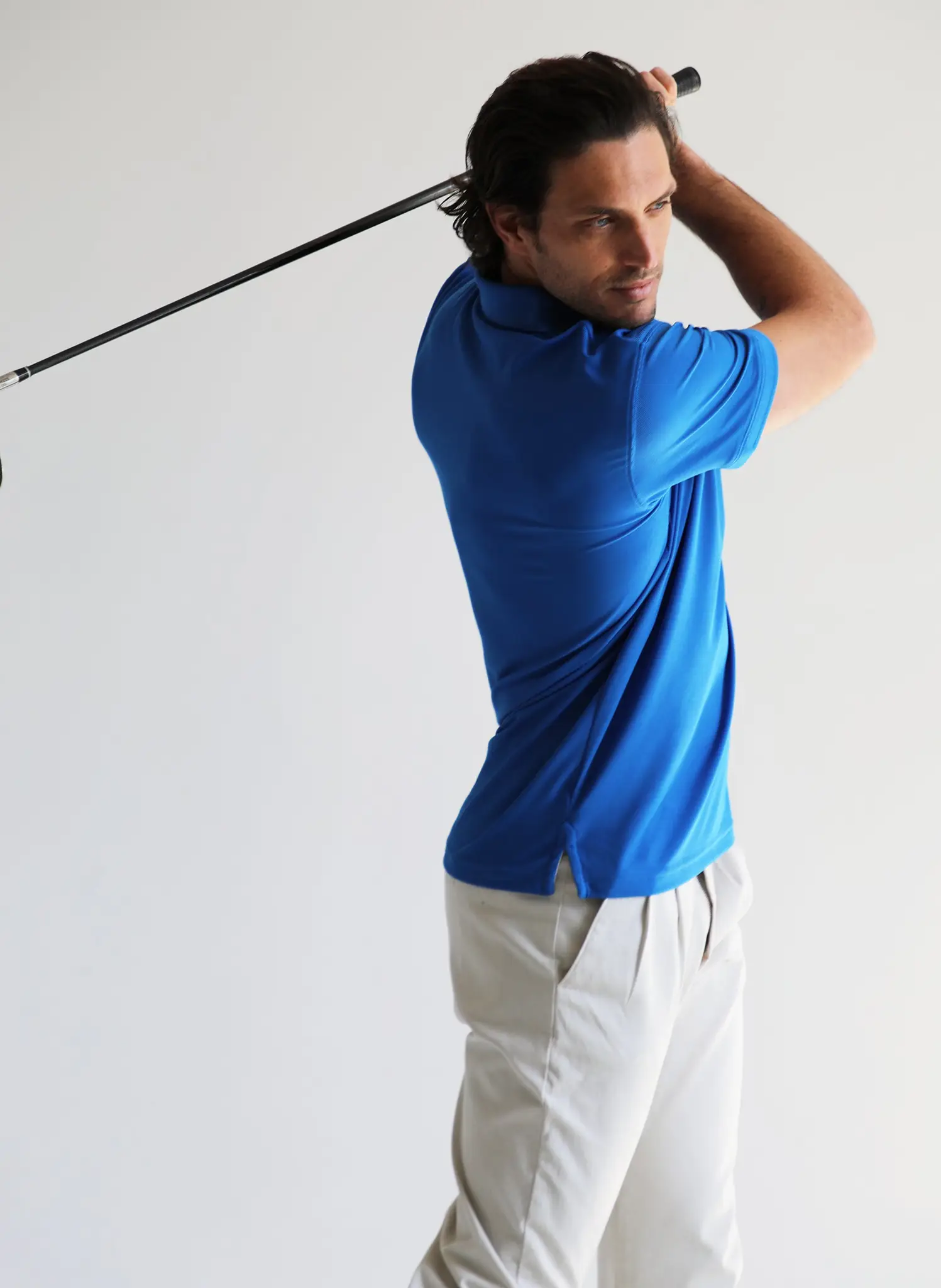 Polo Técnico Azul Royal Hombre - Image 3