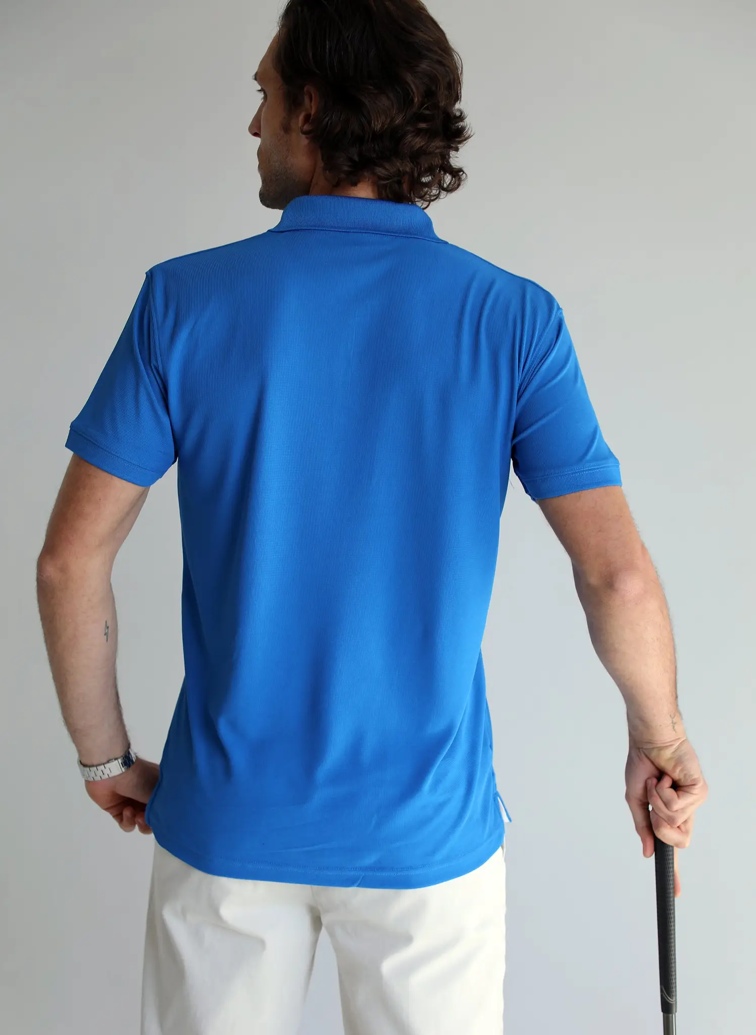 Polo Técnico Azul Royal Hombre - Image 4