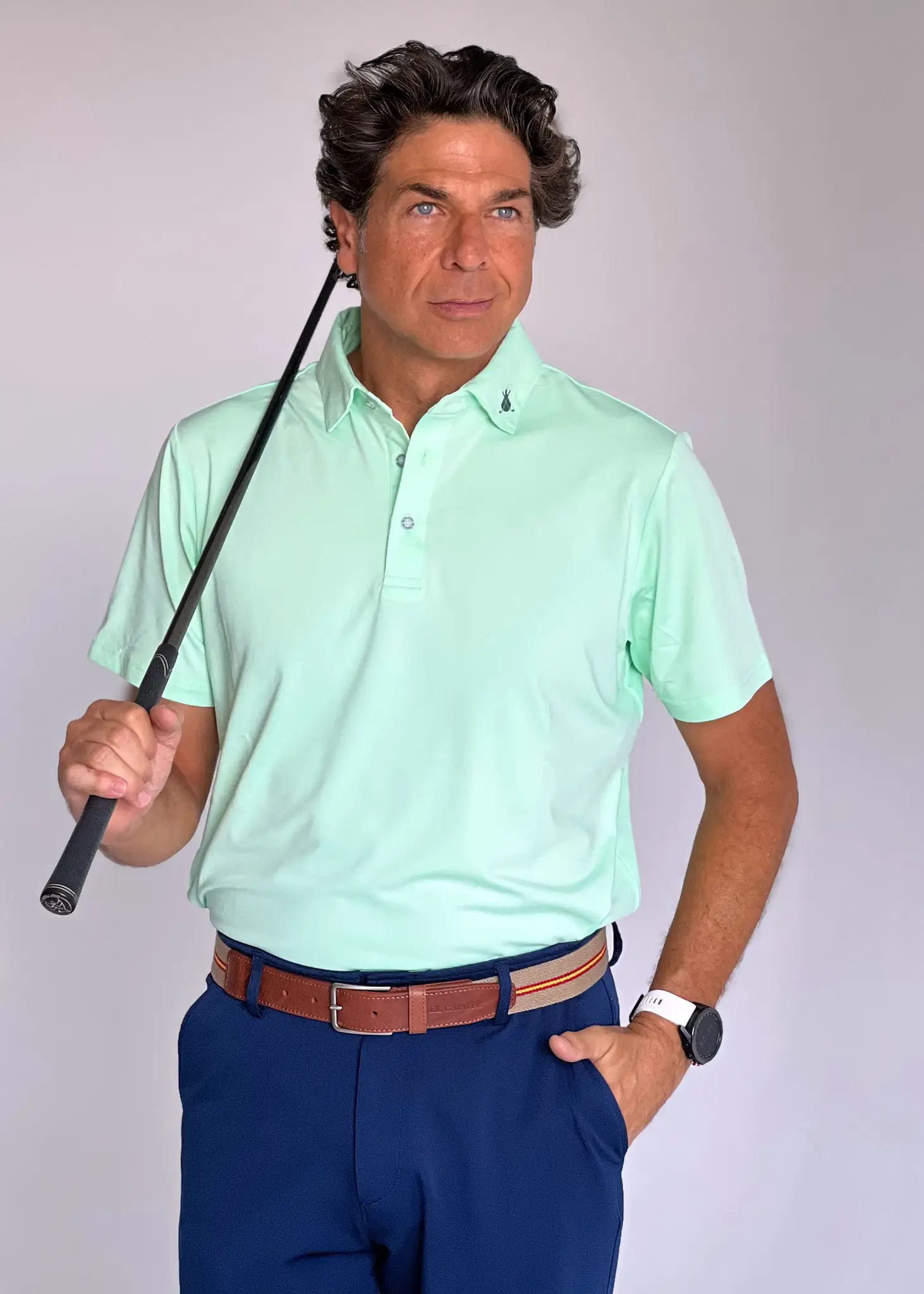 Polo Verde Lima Ultraligero Hombre - Image 3