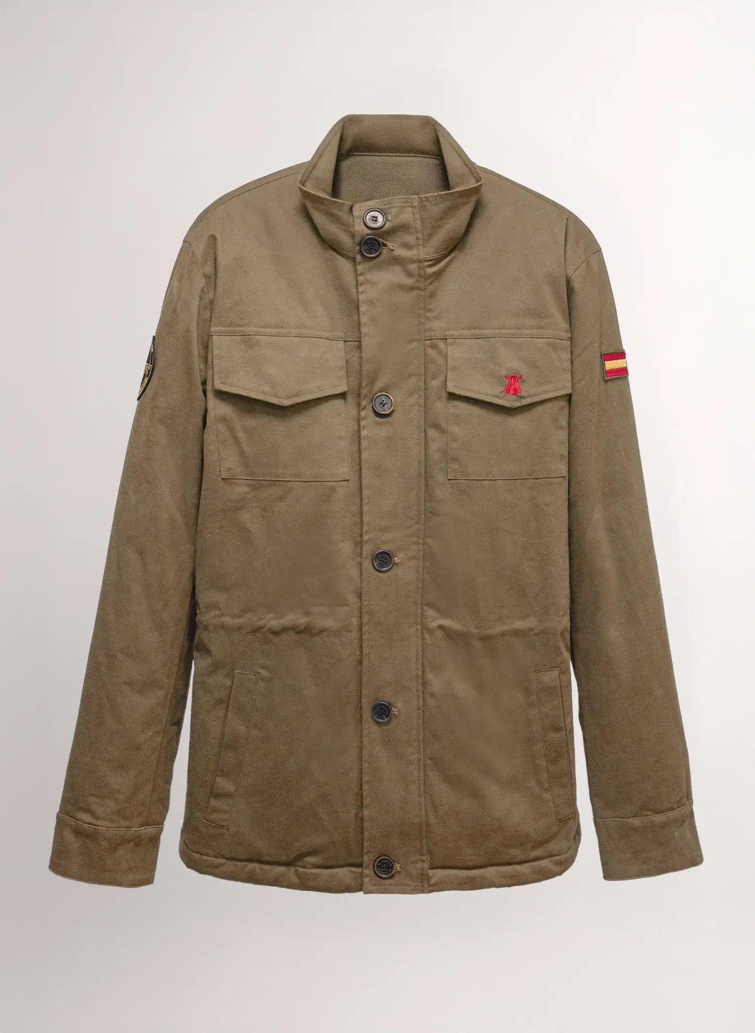Sahariana/Parka Kaki Ejercito de Tierra de España Hombre - Image 3