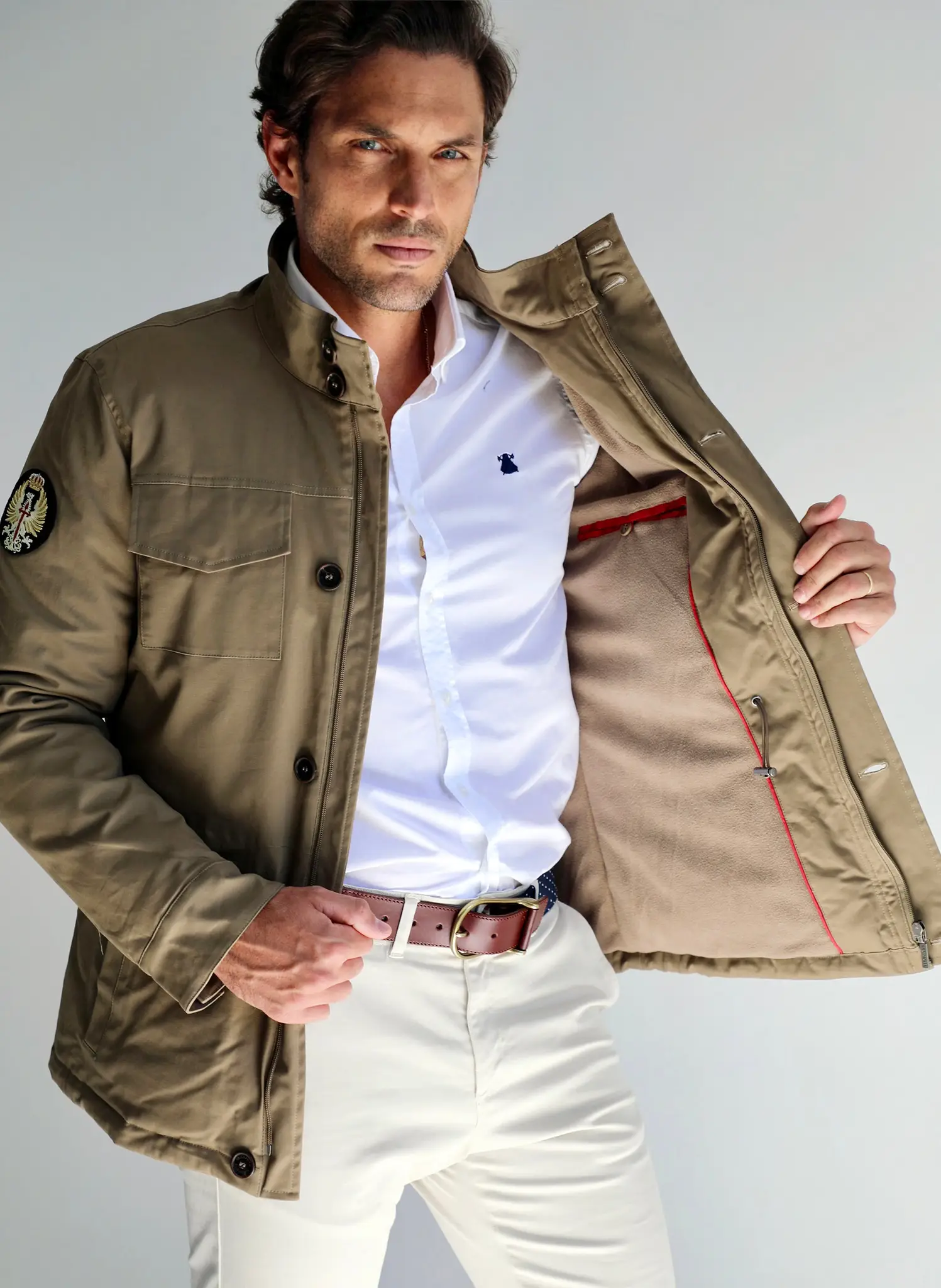 Sahariana/Parka Kaki Ejercito de Tierra de España Hombre - Image 7