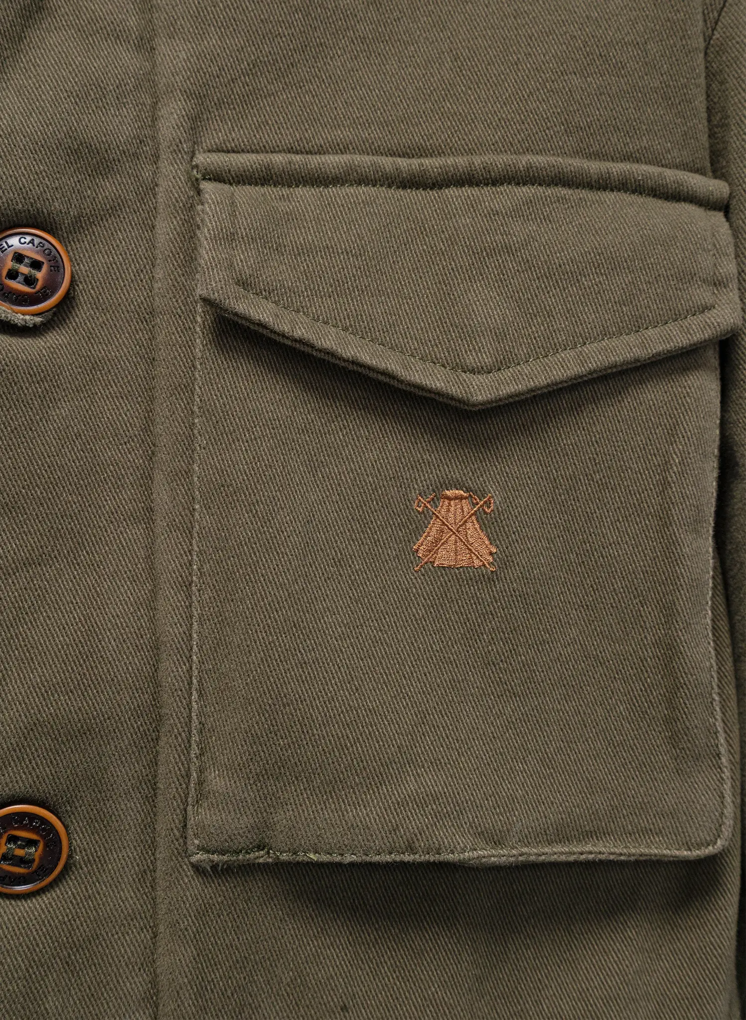 Sahariana Kaki Hombre - Image 3