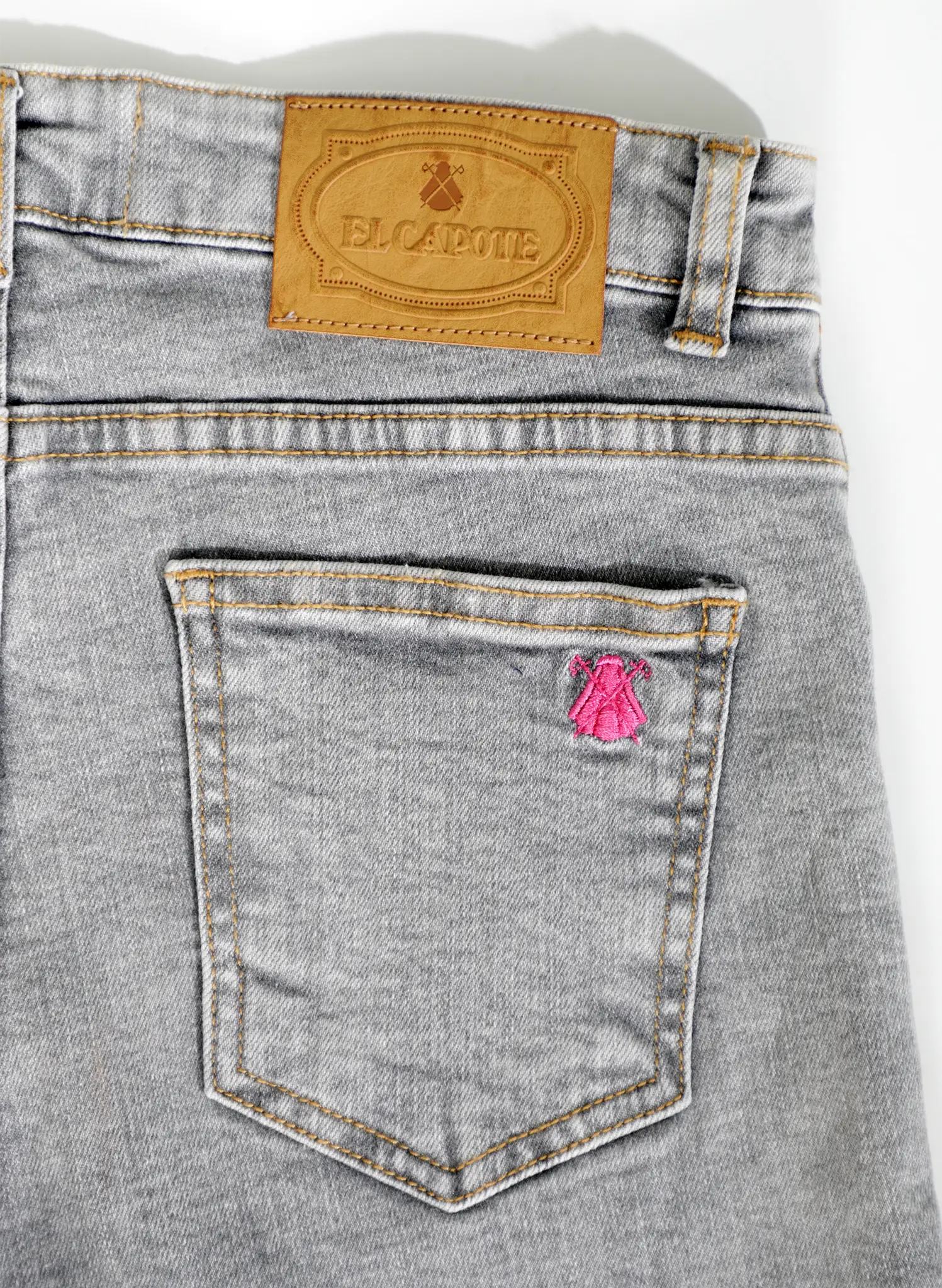 Short Vaquero Gris Mujer - Image 5