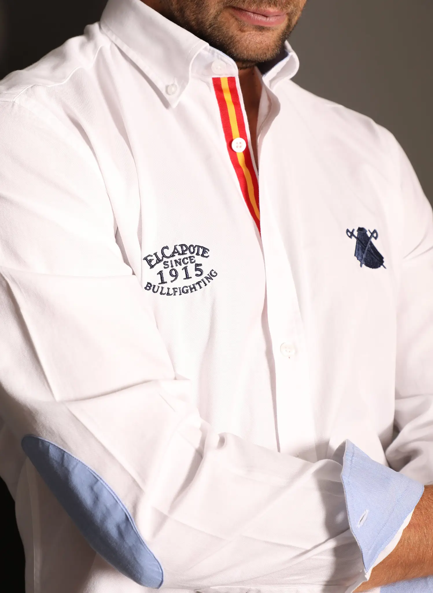 Camisa Blanca Regata España Hombre - Image 2