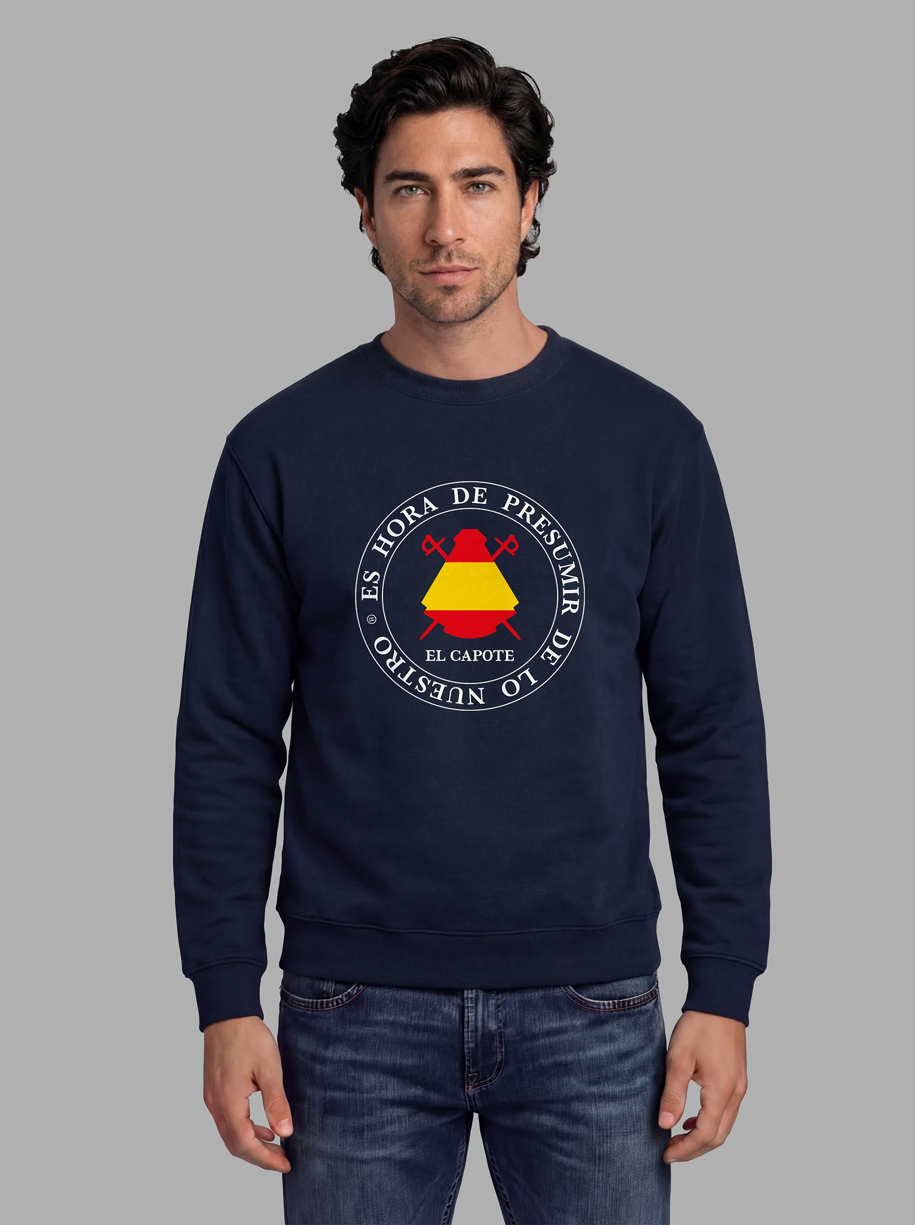 Sudadera Azul Marino Personalizable Hombre - Image 10