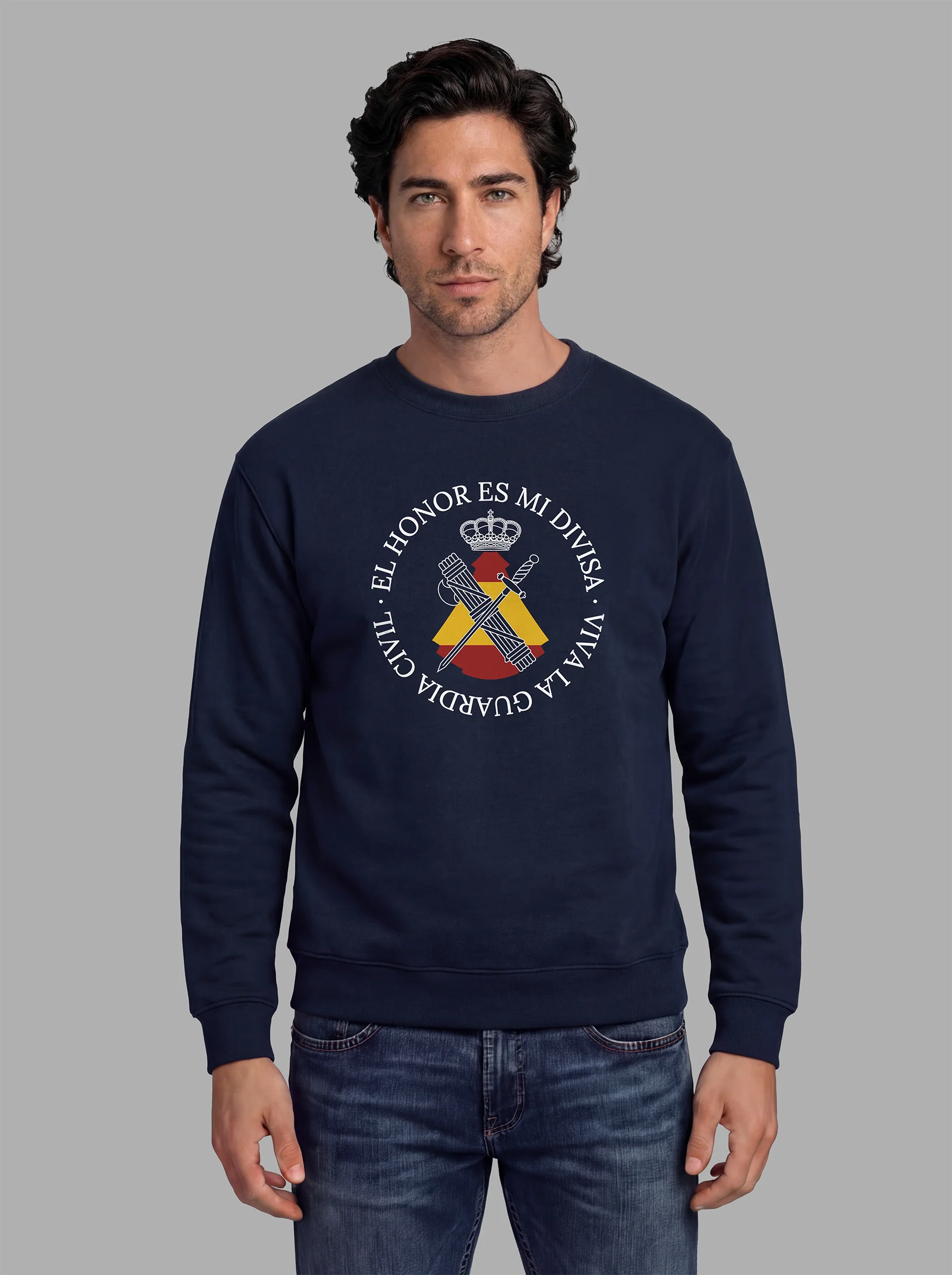 Sudadera Azul Marino Personalizable Hombre - Image 11