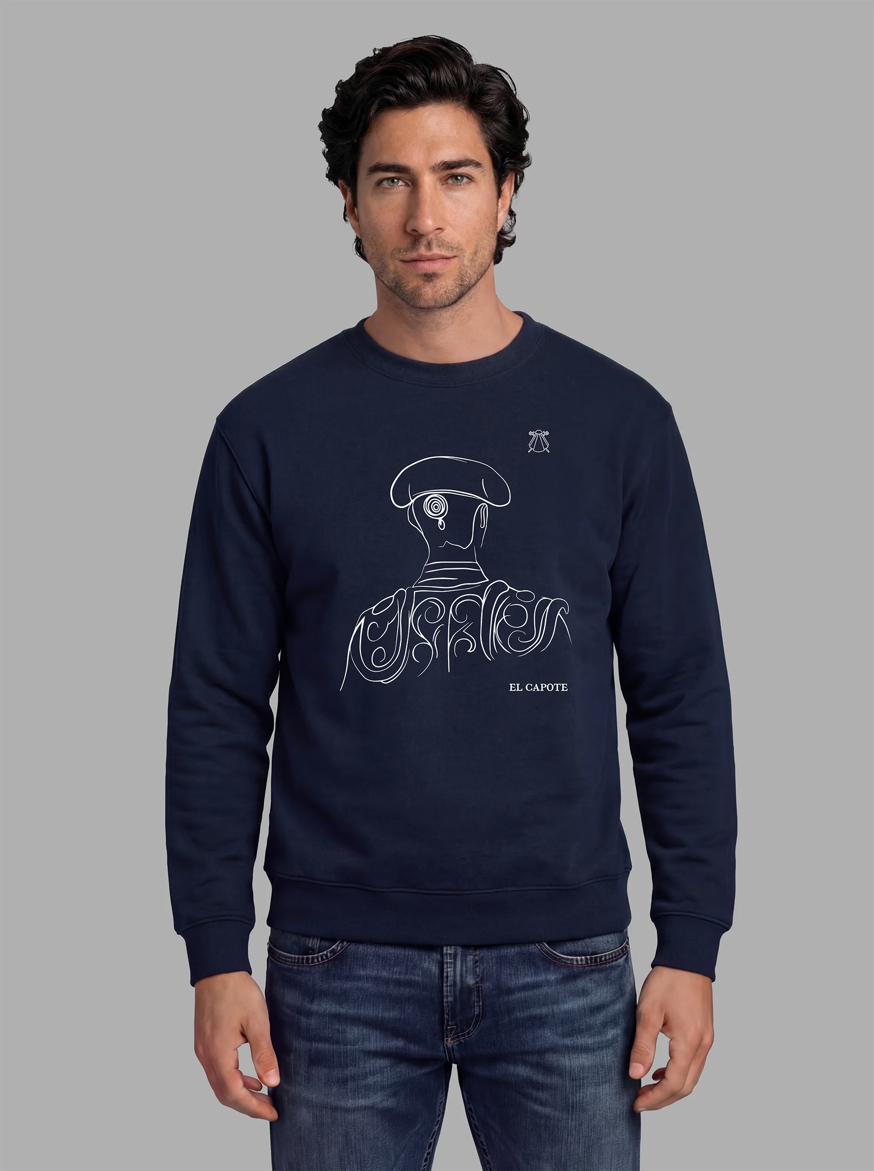Sudadera Azul Marino Personalizable Hombre - Image 12
