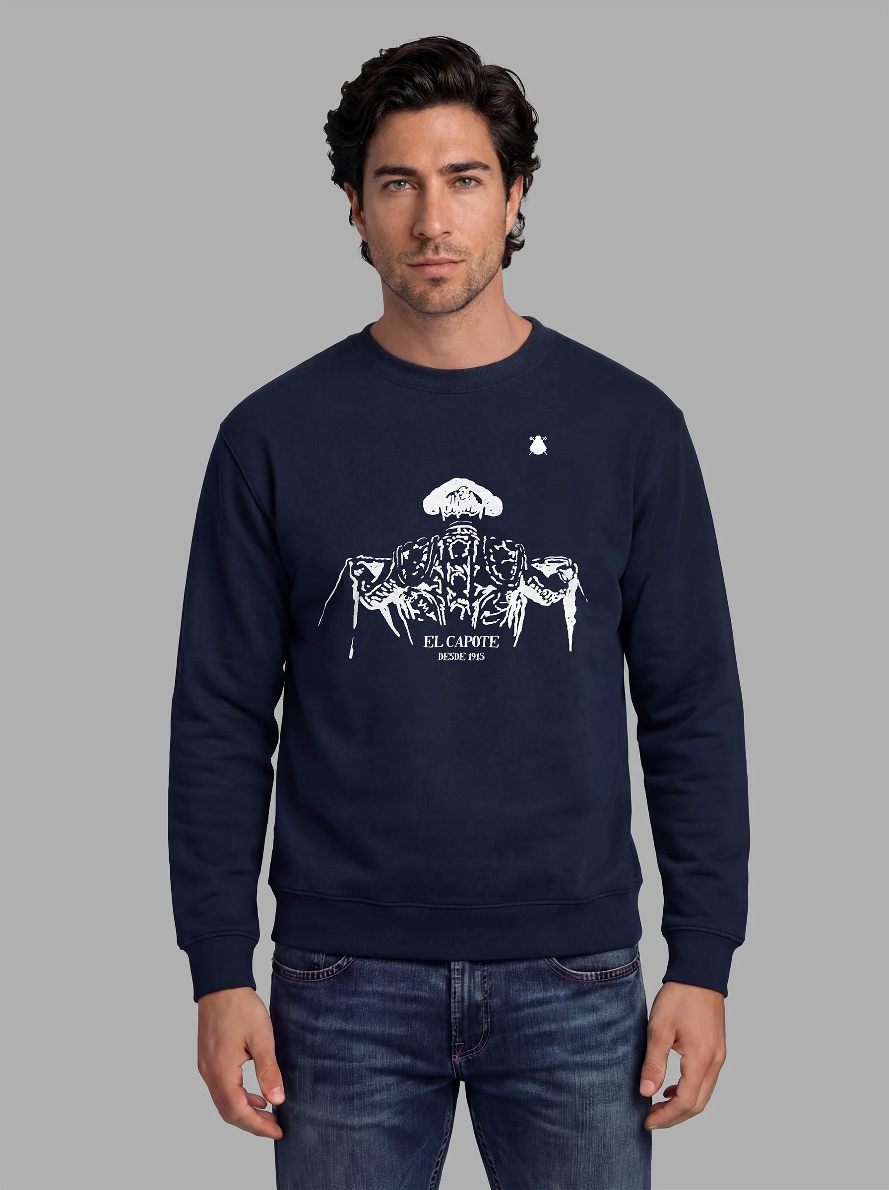 Sudadera Azul Marino Personalizable Hombre - Image 13